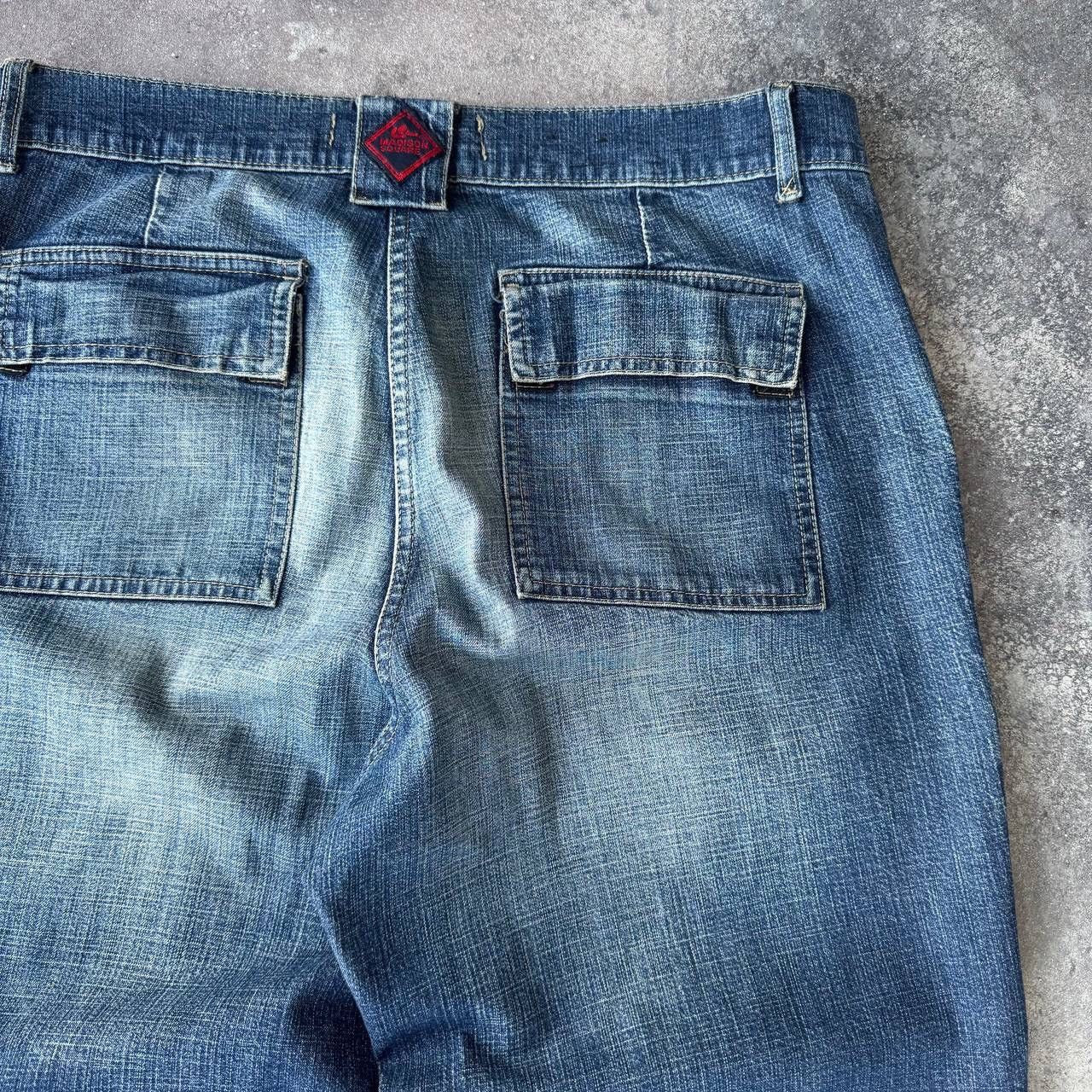 20471120 × If Six Was Nine × Japanese Brand Amazing Vintage Cargo Washed Denim Jeans Y2K Size US 33 - 12 Thumbnail