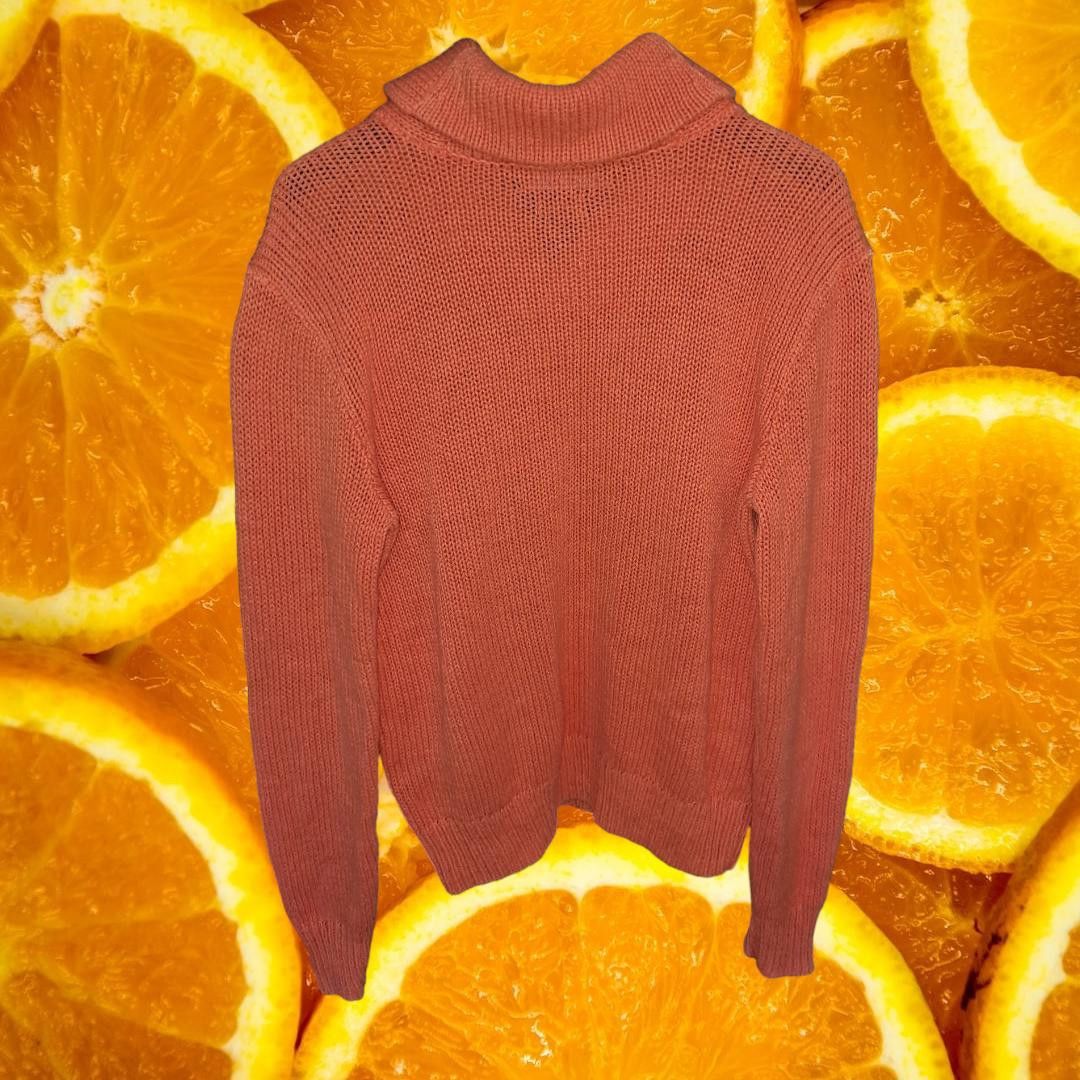 Polo Ralph Lauren Polo Ralph Lauren Salmon Shawl Neck Sweater with Front Pocke Size US M / EU 48-50 / 2 - 4 Thumbnail
