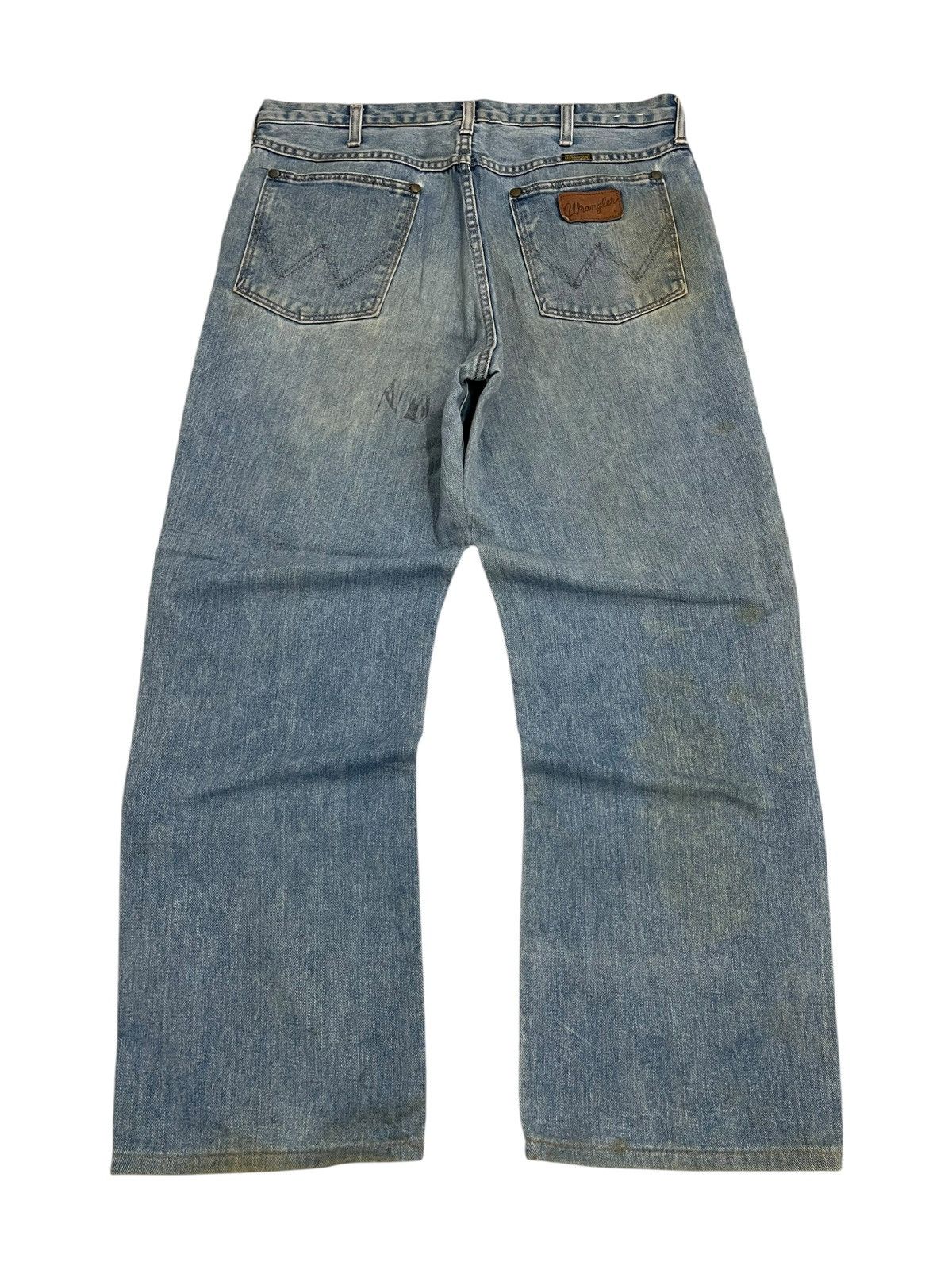 Wrangler Defect Rare Vintage Wrangler Scovill Button Japan Size US 34 / EU 50 - 2 Thumbnail