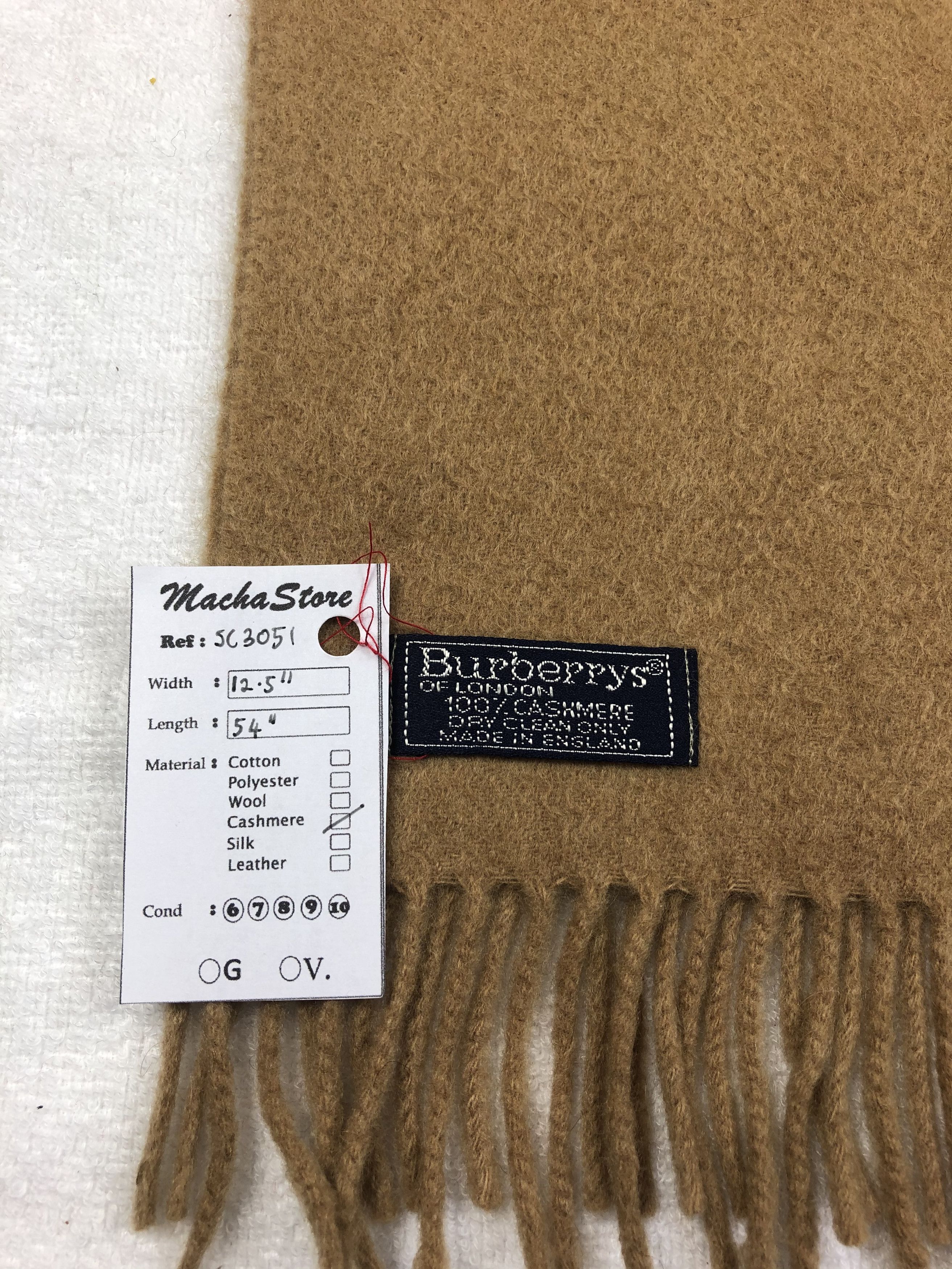 Burberry Burberry Cashmere Scarf / Muffler / Neckwear Size ONE SIZE - 3 Thumbnail