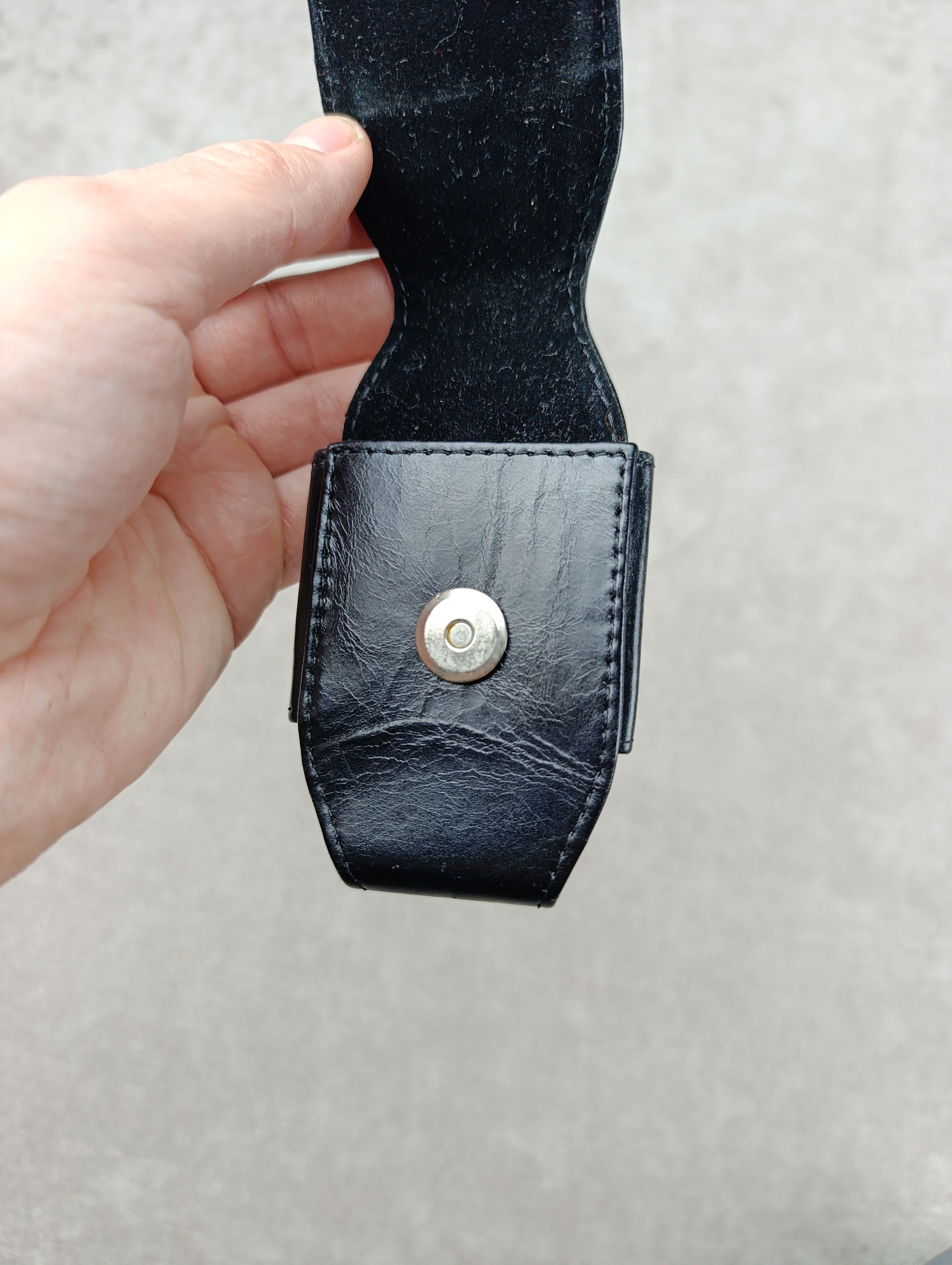 Dolce & Gabbana Dolce Gabbana Black Leather Case/ Bag Size ONE SIZE - 7 Thumbnail