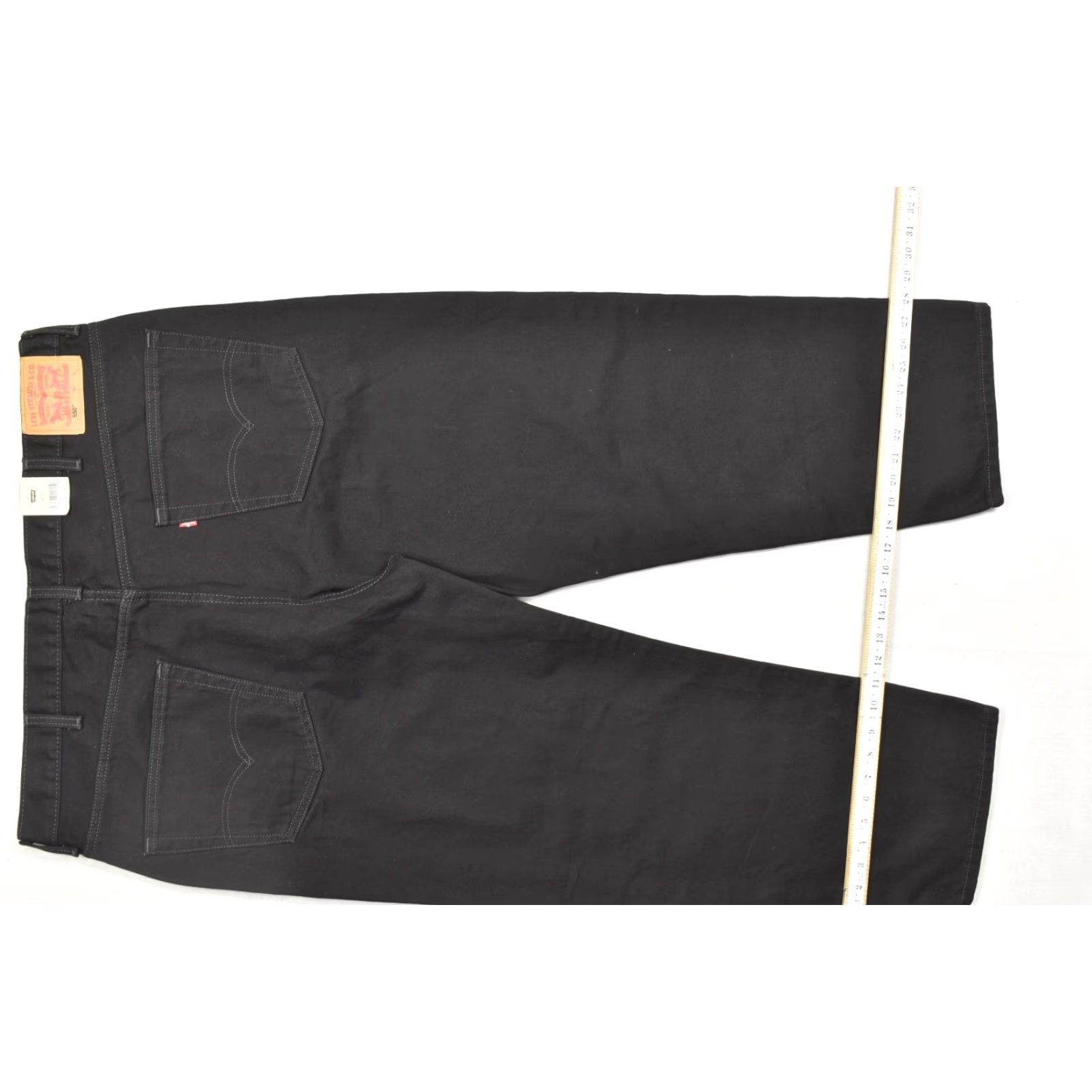 Levi's Levi's 550 Relaxed Fit Jeans Black 44x29 Cotton Denim 5-Pocket Men Size 44 Regular N/A Size US 44 / EU 60 - 4 Thumbnail