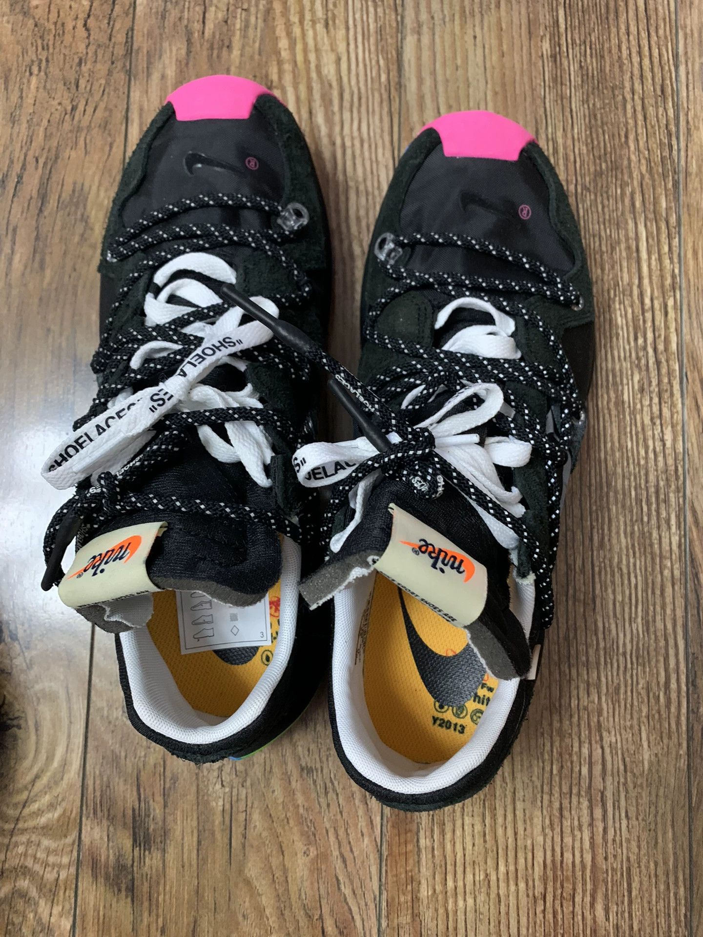 Nike khaki24 Nike OW x GD Black Purple Spike Sneakers 43 Size US 10 / EU 43 - 7 Thumbnail