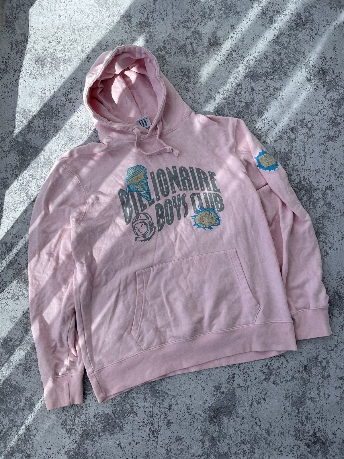 Billionaire Boys Club Billionaire Boys Club Damaged Logo Hoodie Size US L / EU 52-54 / 3 - 1 Thumbnail