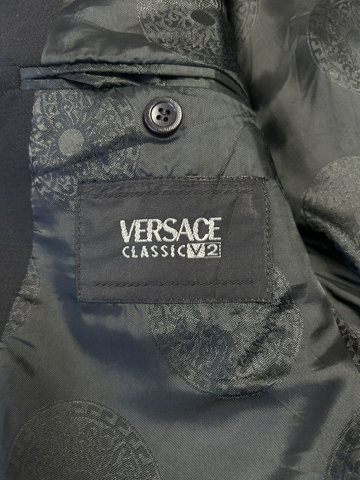 Designer × Versace VERSACE CLASSIC DOUBLE BREAST BLAZER Size 38R - 5 Thumbnail