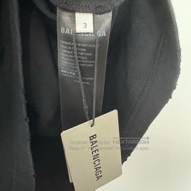 Balenciaga Balenciaga Lettering Icon Semi-High Round Neck Short Sleev Size US L / EU 52-54 / 3 - 4 Thumbnail