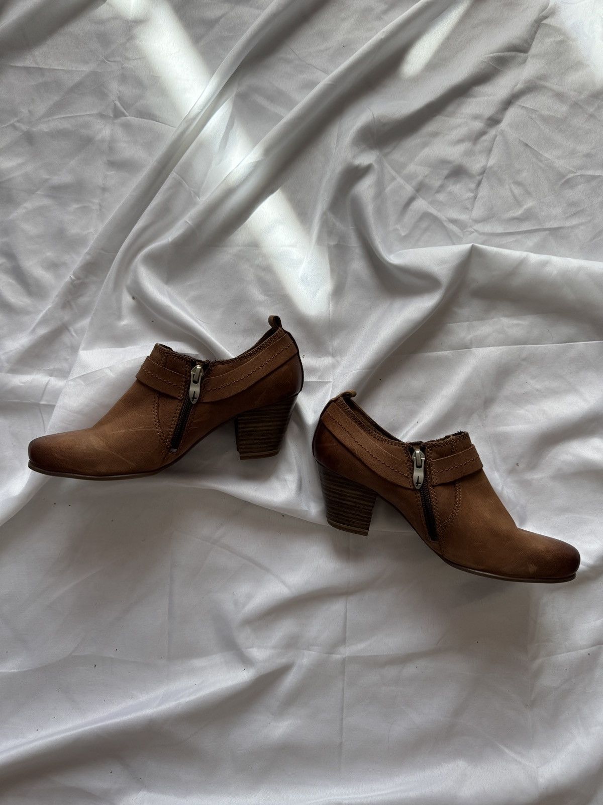 Hysteric Glamour Y2K Strap Details Real Faded Leather Boots Mary Jane Heels Size US 7 / IT 37 - 5 Thumbnail