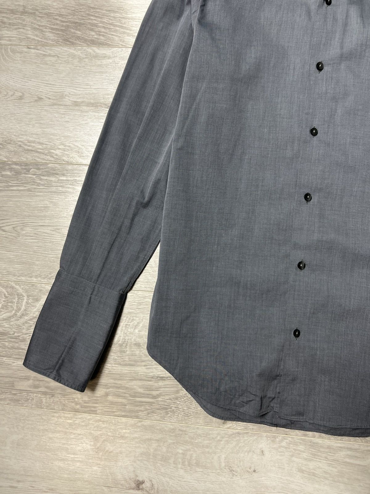 Dolce & Gabbana Dolce & Gabbana Button Up Long Sleeve Shirt (Cufflinks) Size US M / EU 48-50 / 2 - 5 Thumbnail