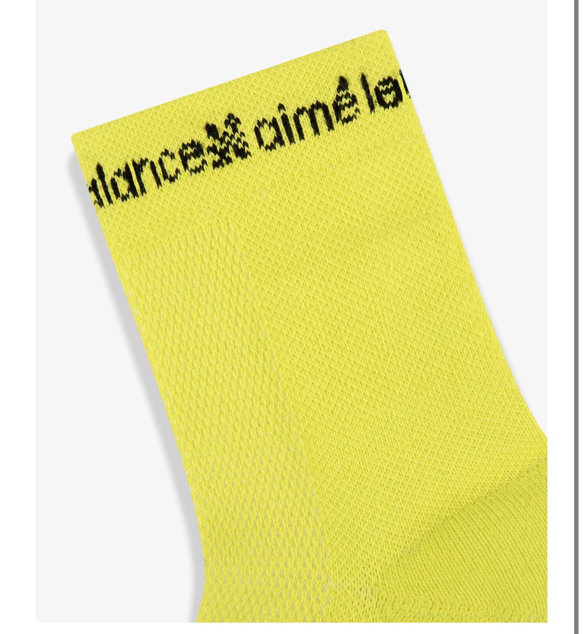 Aime Leon Dore × New Balance ALD / New Balance RC56 Performance Ankle Sock in Neon Yellow Size ONE SIZE - 3 Thumbnail