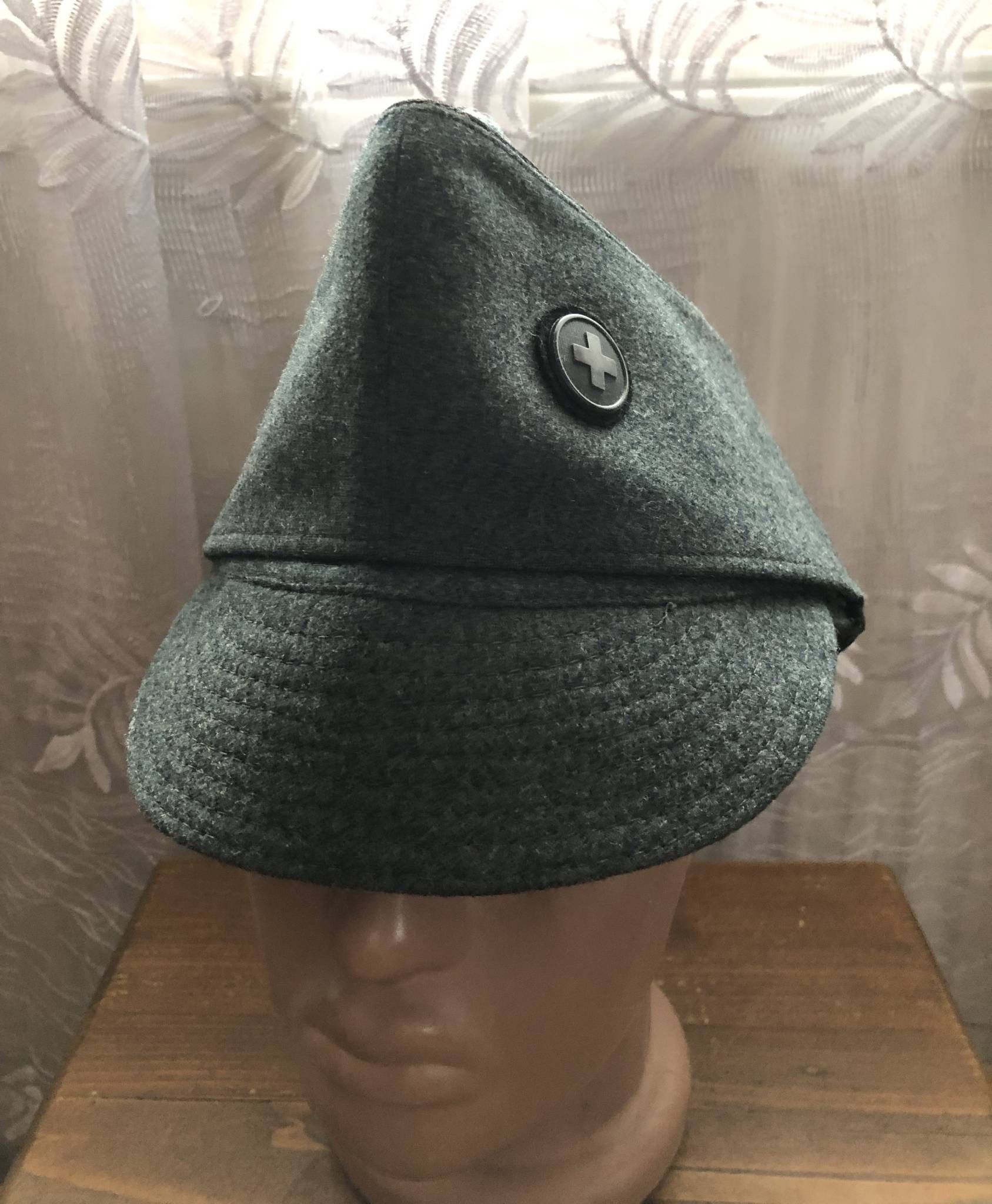 Vintage Vintage Winter cap (side cap) of the Swiss Army, Size ONE SIZE - 2 Thumbnail