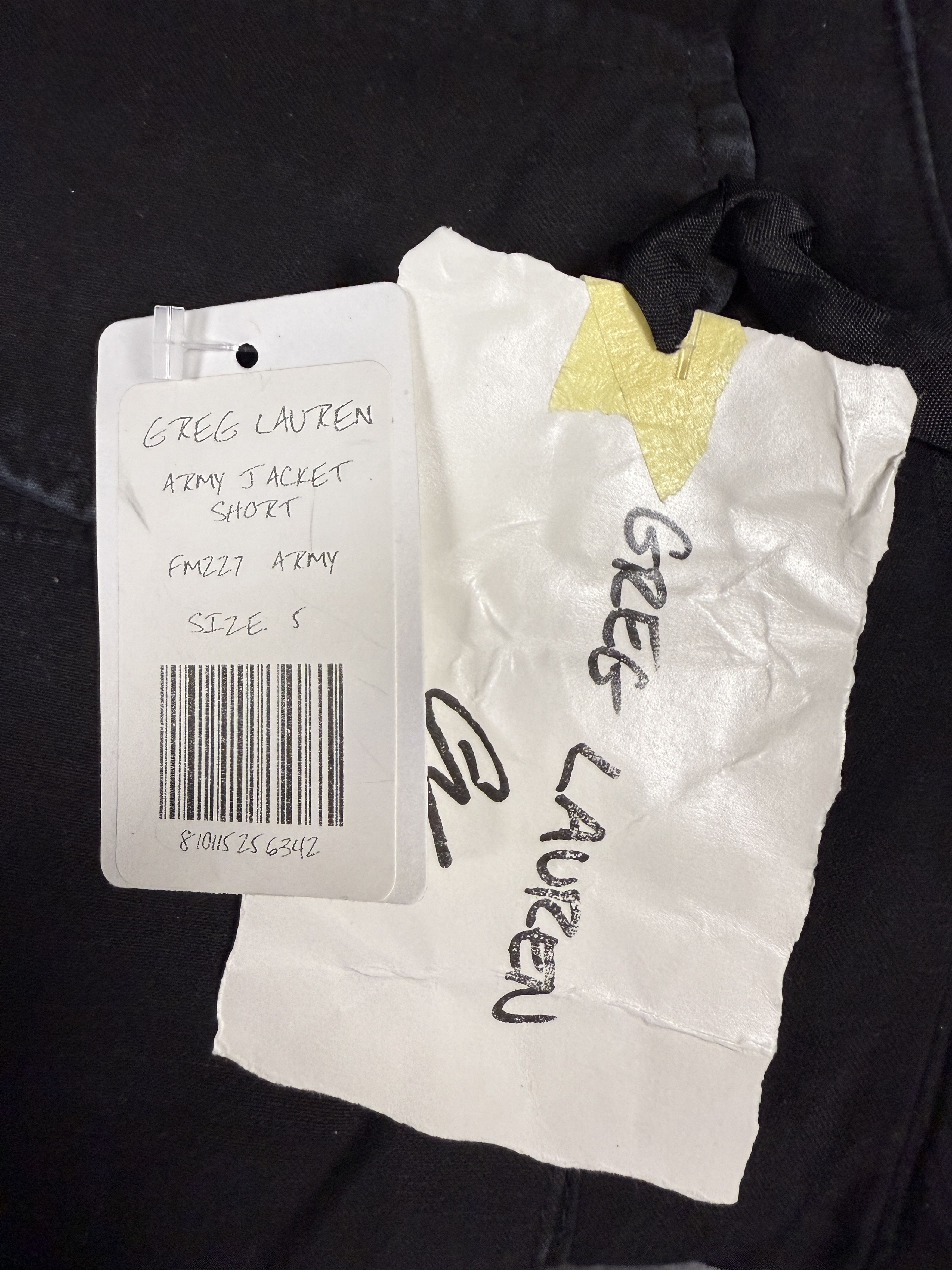 Greg Lauren $1000 Greg Lauren Black Army Jacket Shorts Size US 38 / EU 54 - 6 Thumbnail