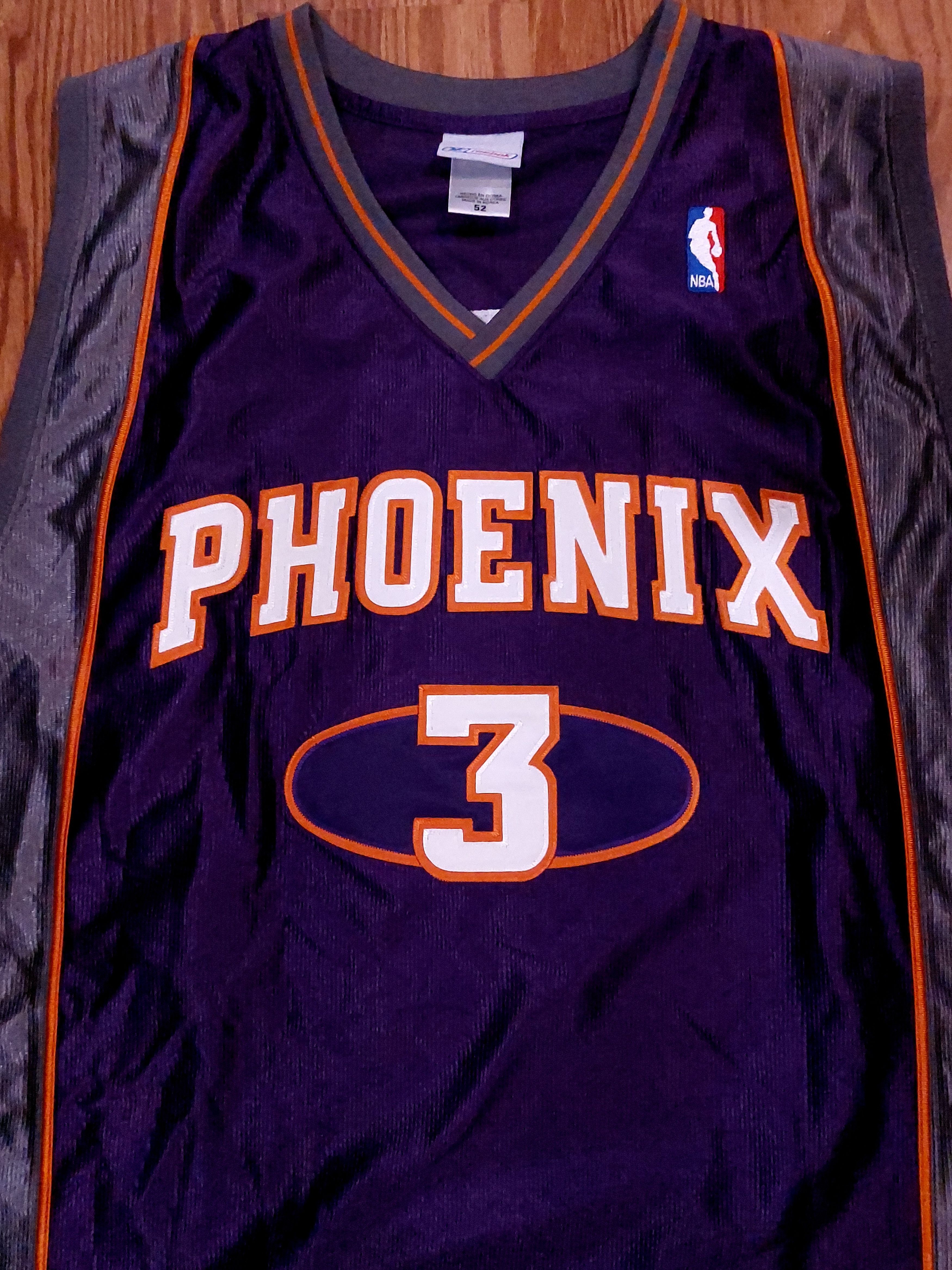 Reebok Authentic Phoenix Suns Stephon Marbury Reebok NBA Jersey Size US XXL / EU 58 / 5 - 3 Thumbnail
