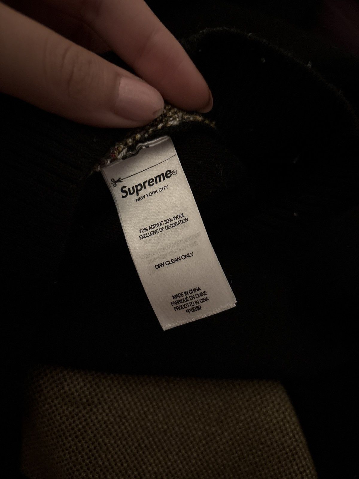 Supreme Supreme ‘American Psycho’ Crewneck FW23 - Black Size US M / EU 48-50 / 2 - 6 Thumbnail