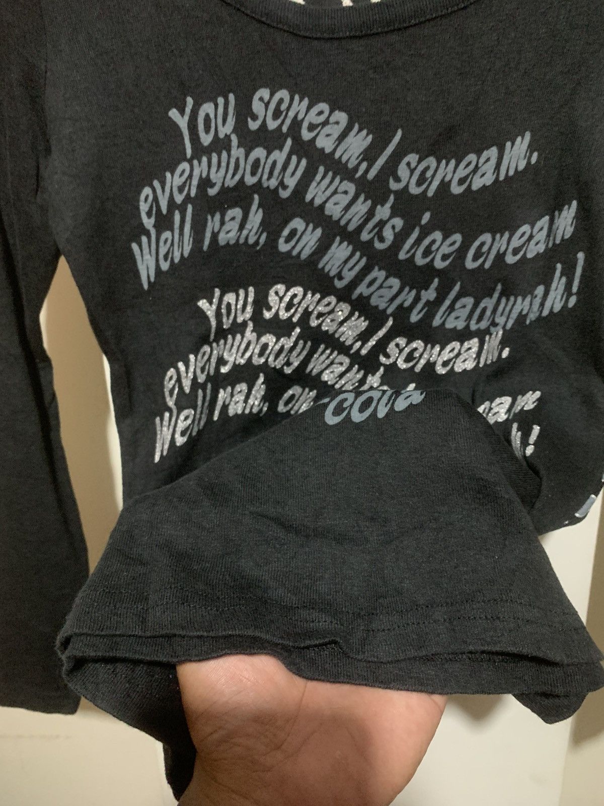 Hysteric Glamour × Undercover Japanese Scream Poem Quotes Longsleve Tee Shirt Size M / US 6-8 / IT 42-44 - 4 Thumbnail