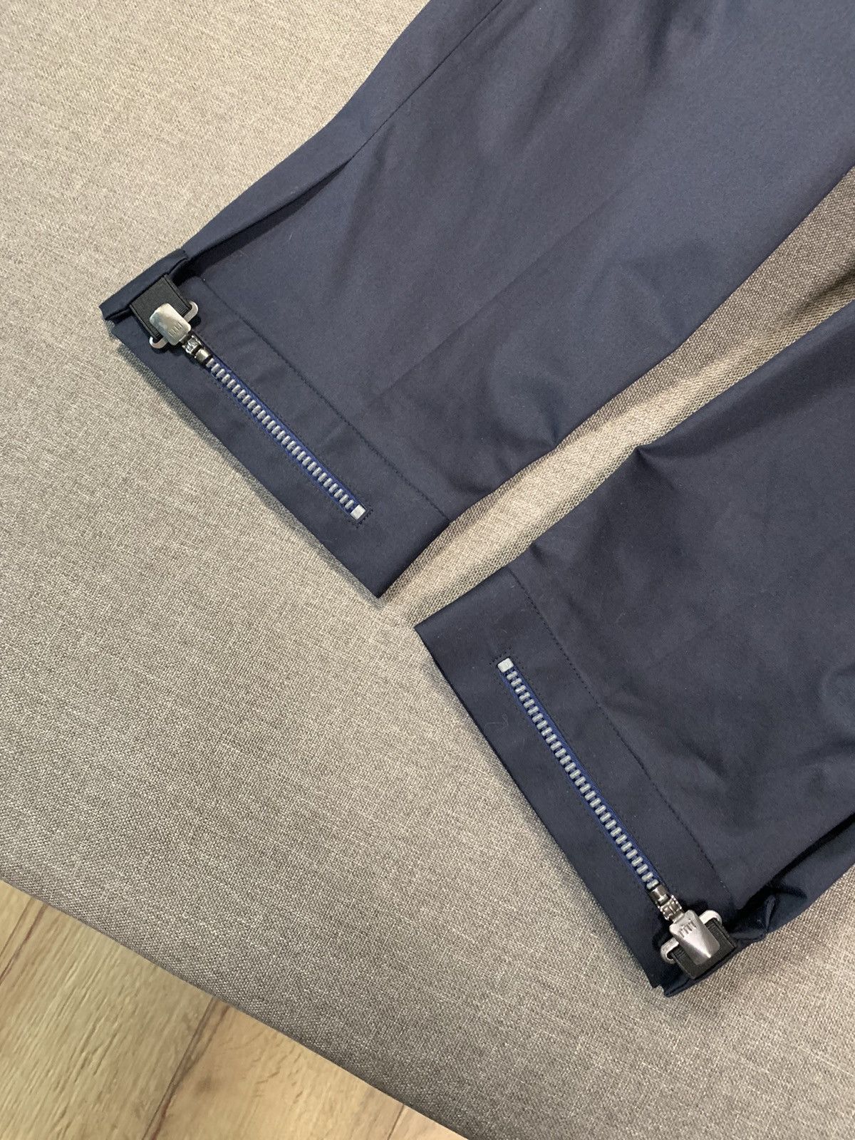 Neil Barrett Neil Barrett Navy Blue Classic Fit Trousers Size US 30 / EU 46 - 2 Thumbnail