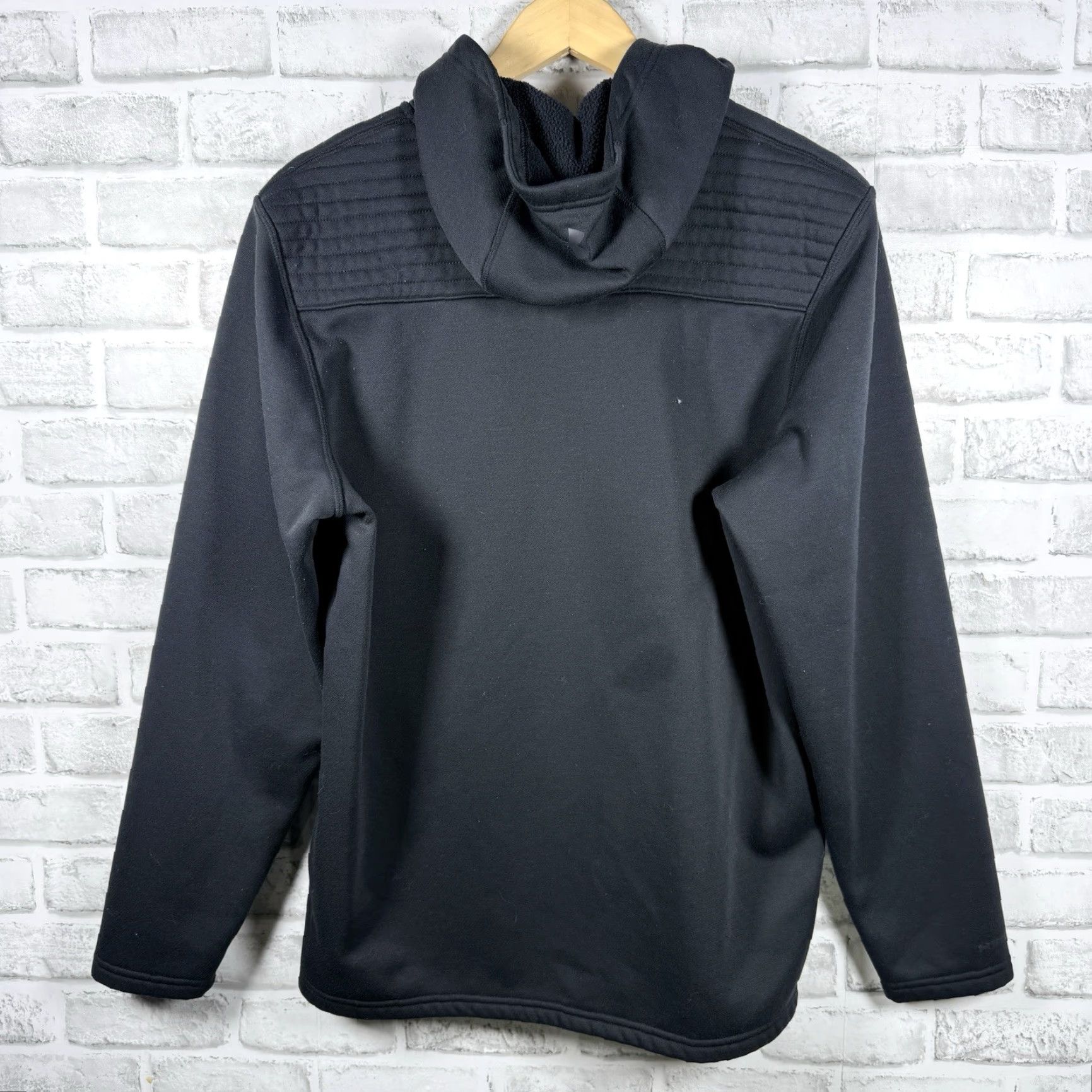 Under Armour Under Armour Black Half Button Down Pullover Hoodie Coldgear Loose Mens Size M Size US M / EU 48-50 / 2 - 5 Thumbnail