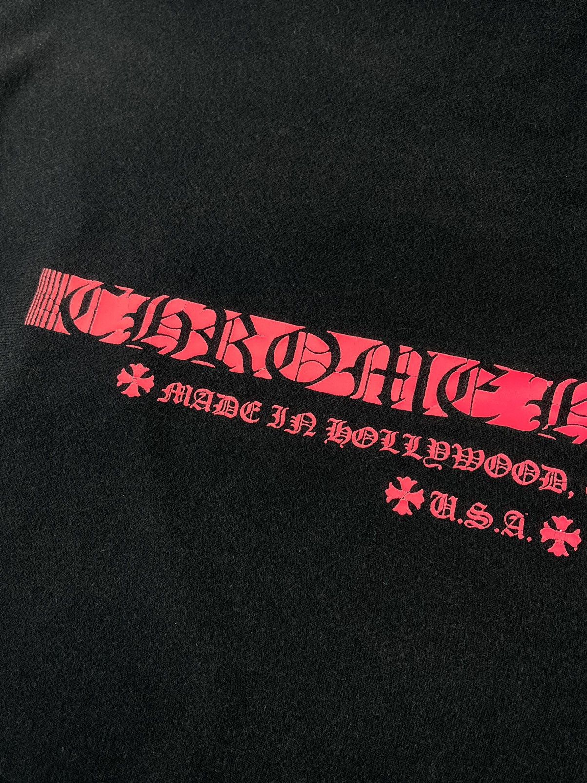 Chrome Hearts Chrome Hearts Made In Hollywood Pink Logo Pocket Tshirt Size US M / EU 48-50 / 2 - 5 Thumbnail