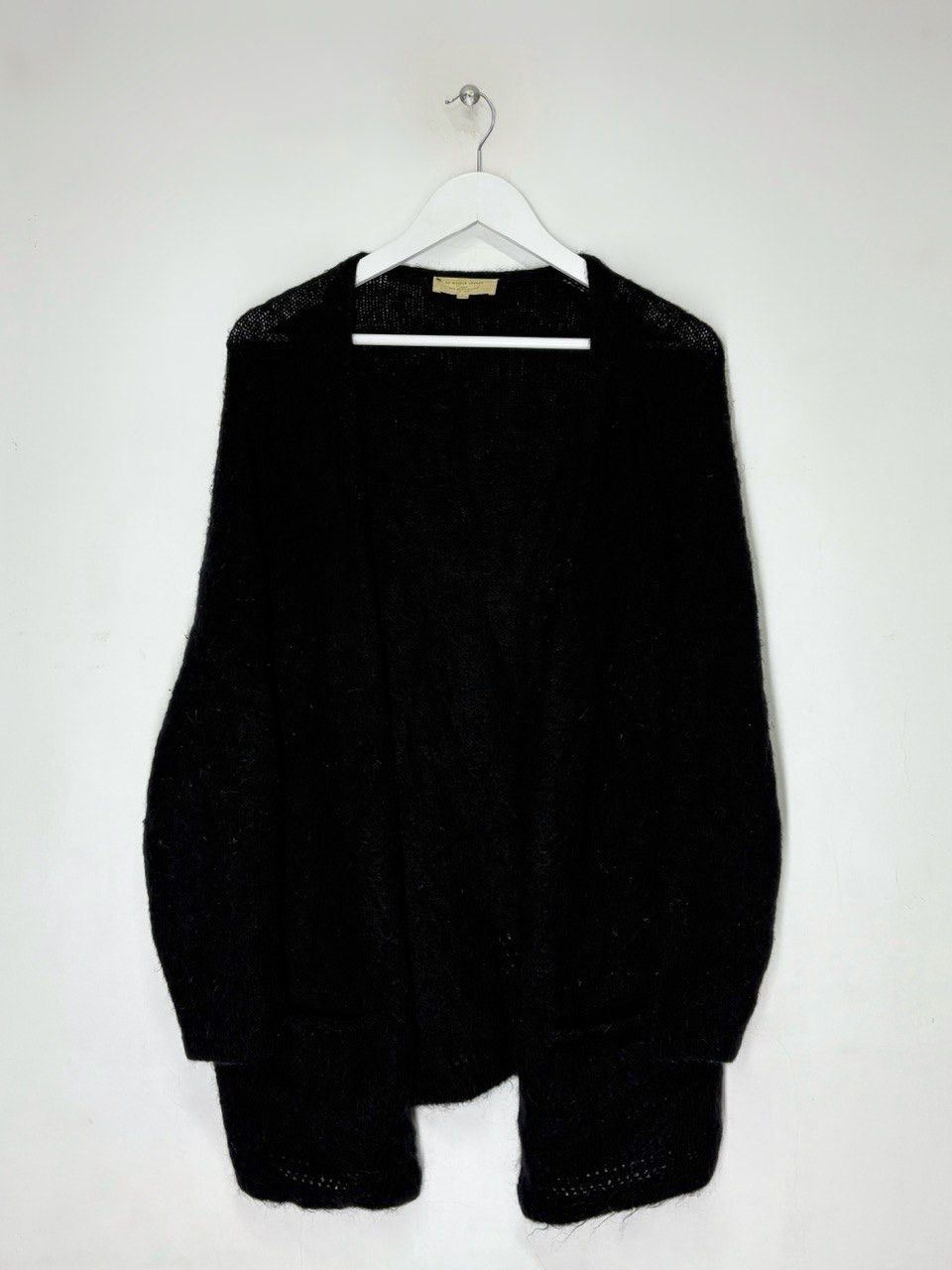 Sezane La Maille Sezane Mohair Black Cardigan Size S / US 4 / IT 40 - 2 Thumbnail
