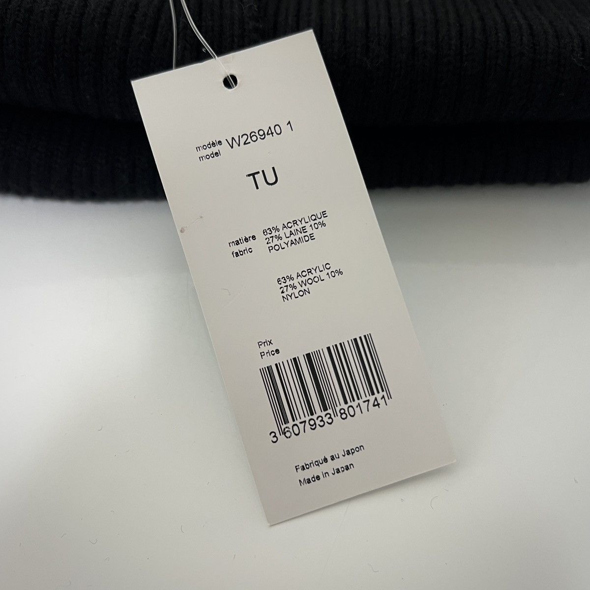 Comme des Garcons SHIRT Mouse Ear Beanie (Black) Size ONE SIZE - 4 Thumbnail