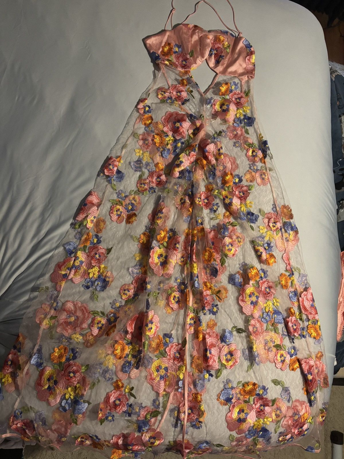 For Love & Lemons Delaney Maxi Dress NWT Size L / US 10 / IT 46 - 4 Thumbnail