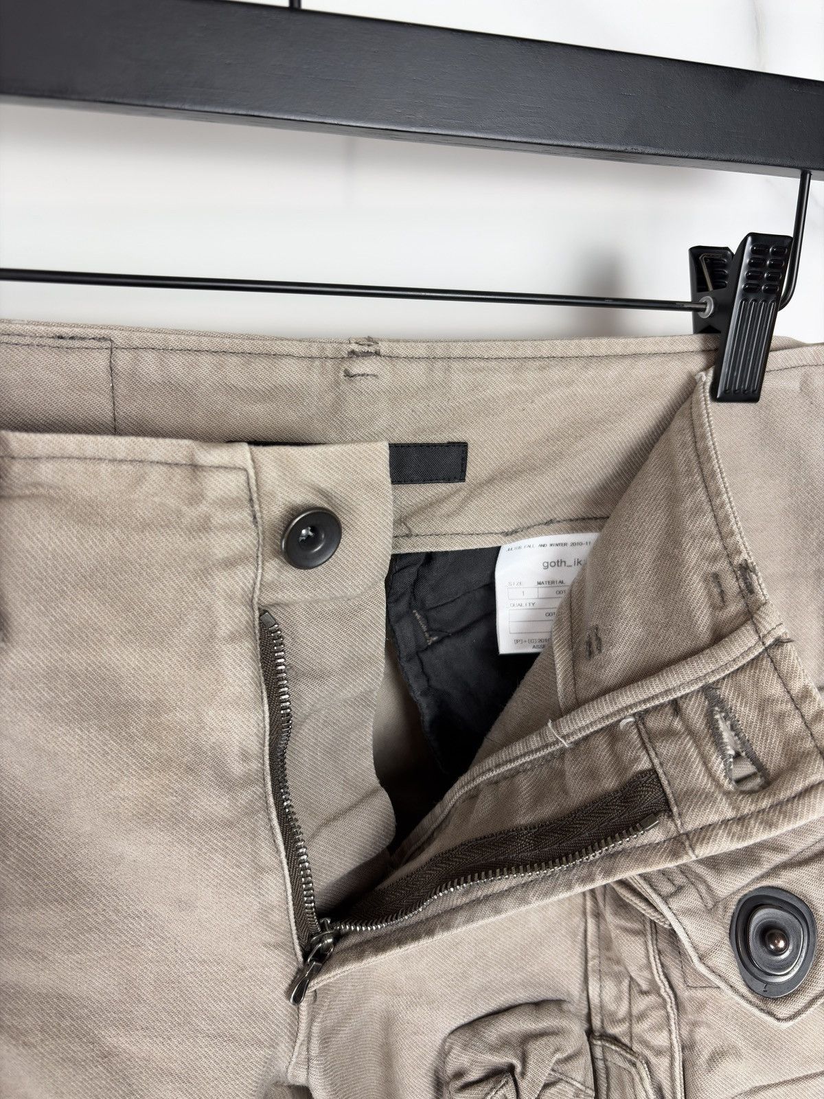 Julius FW10 Julius 7 Goth_Ik Gasmask Cargo Pocket Pants Size US 28 / EU 44 - 6 Thumbnail