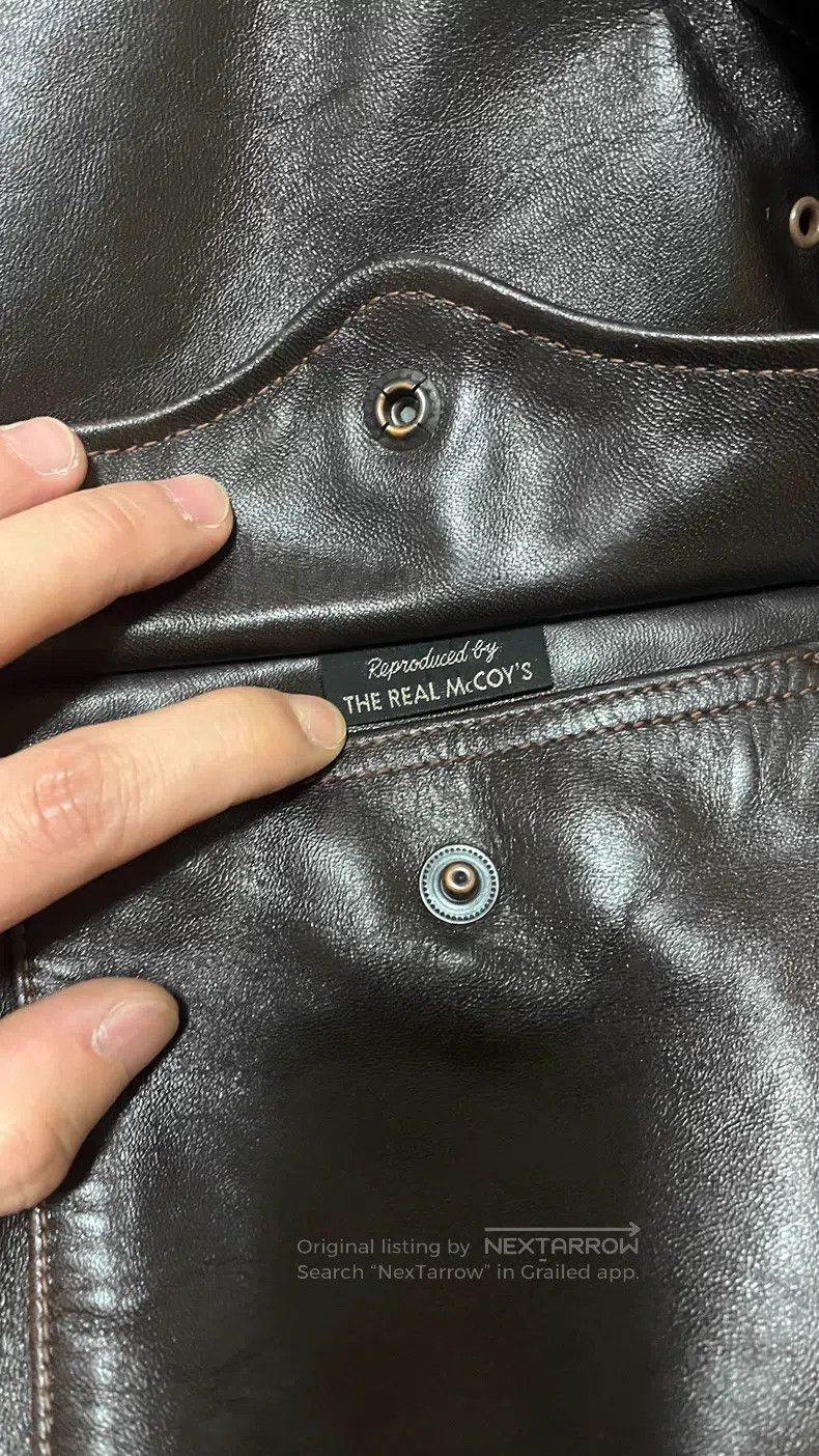 The Real McCoy's The Real McCoys A2 jacket Horseskin leather jacket Size US S / EU 44-46 / 1 - 4 Thumbnail