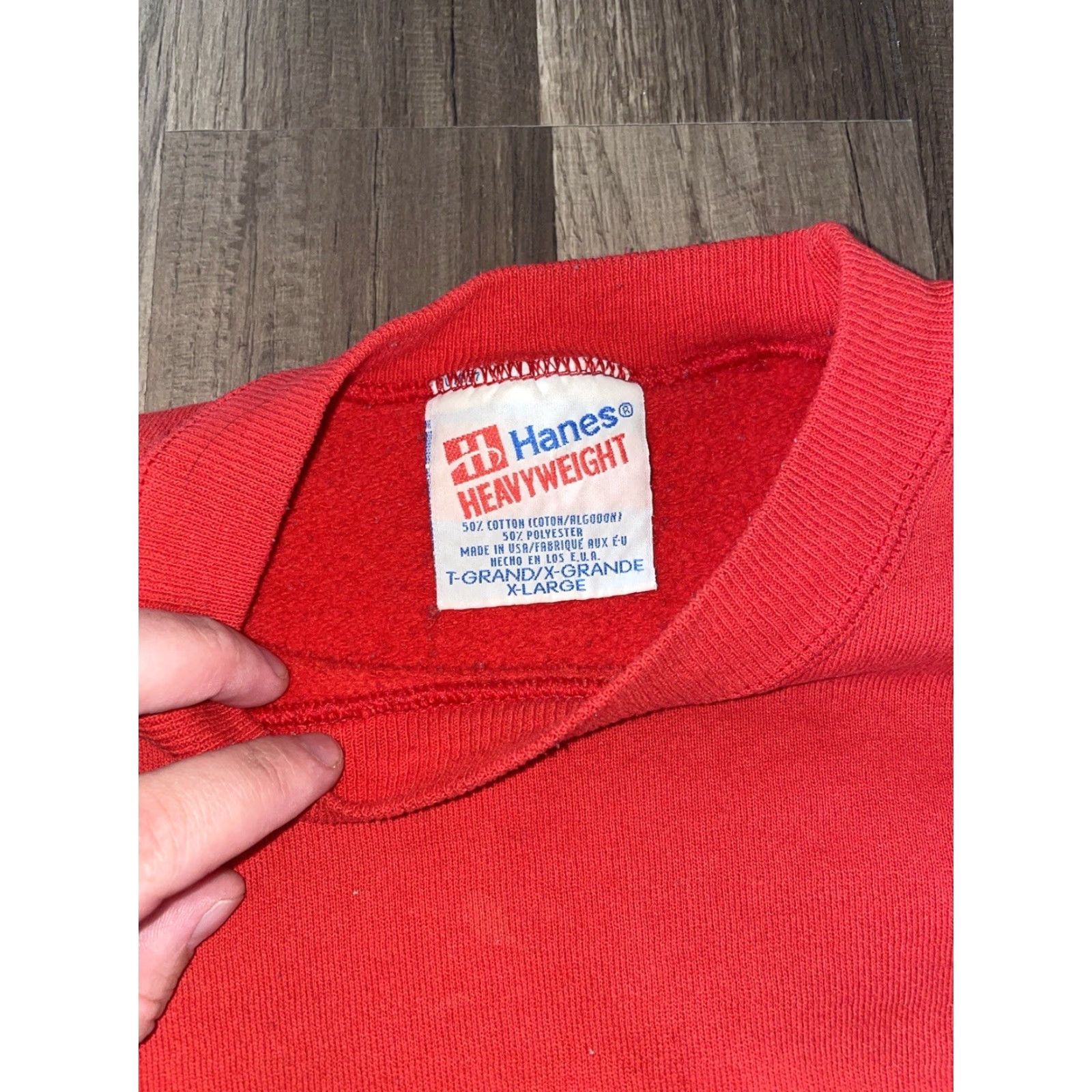 Hard Rock Cafe VINTAGE Hard Rock Cafe San Francisco Crewneck XL Sweatshirt Mens Red USA Pullover - (Note: ensure no extra characters) Size US XL / EU 56 / 4 - 5 Thumbnail