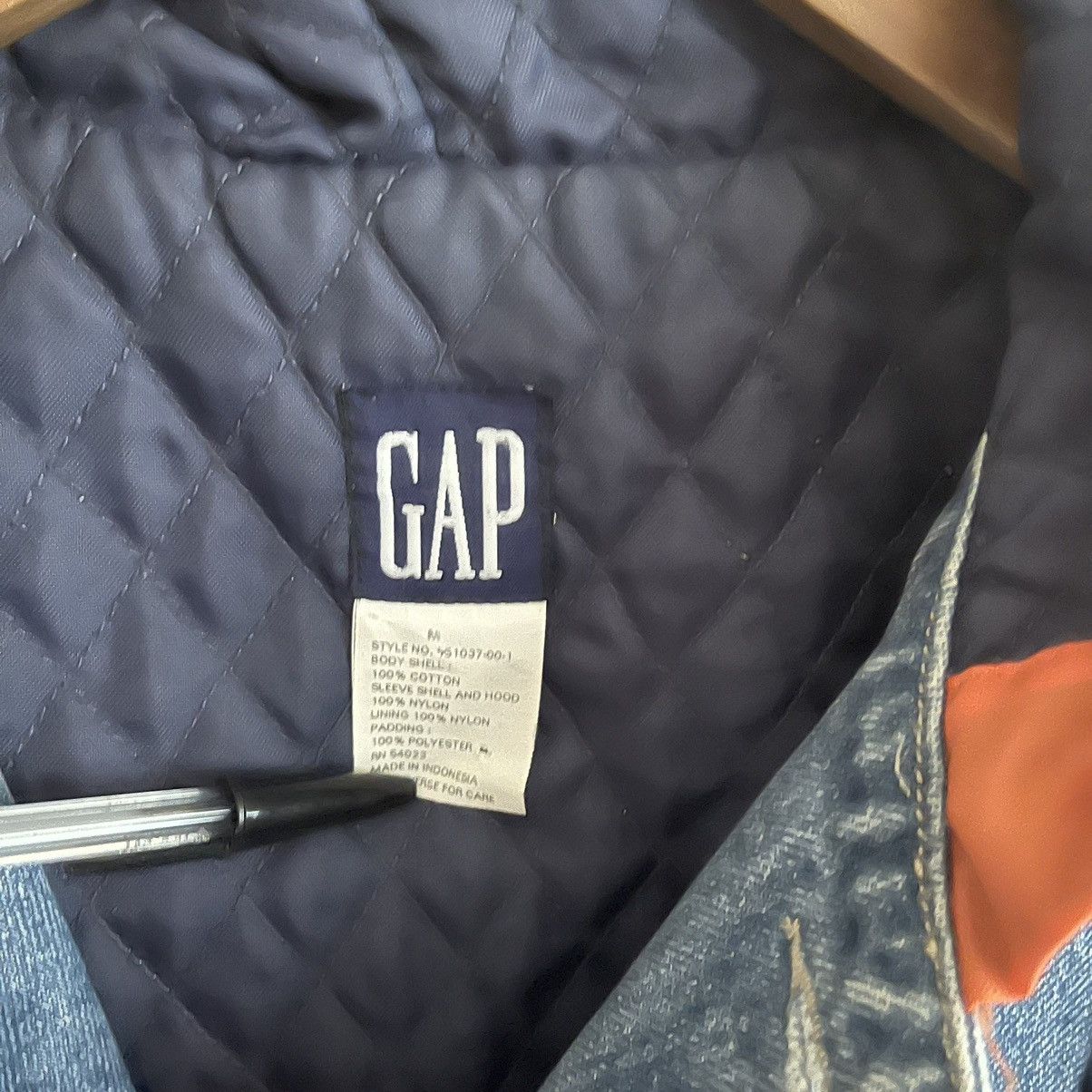 Gap Insulated Denim Jacket with Hood Size US M / EU 48-50 / 2 - 14 Thumbnail