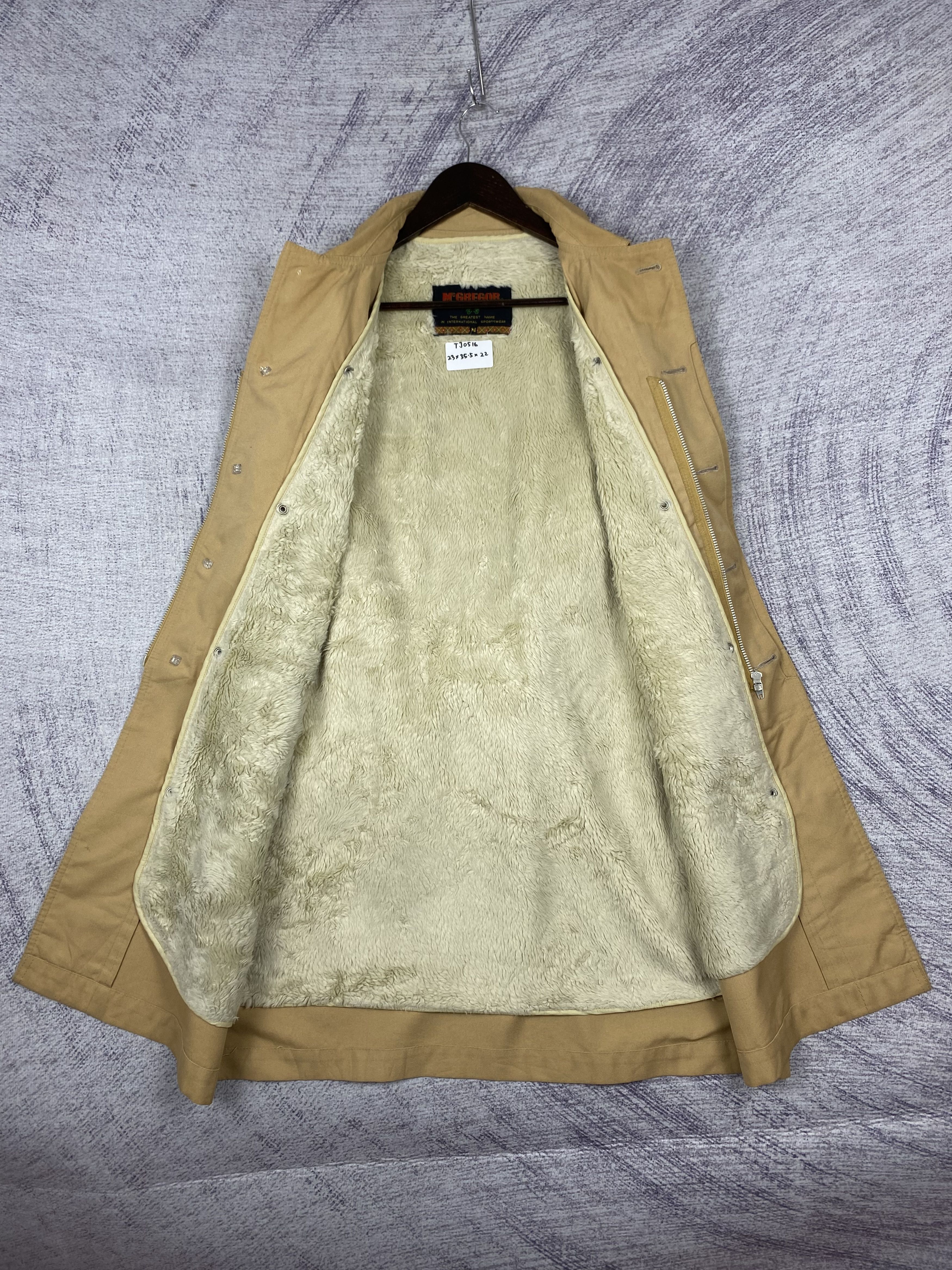 McGregor Vintage Mcgregor Fleece Lining Button Up Long Jacket Size US M / EU 48-50 / 2 - 6 Thumbnail