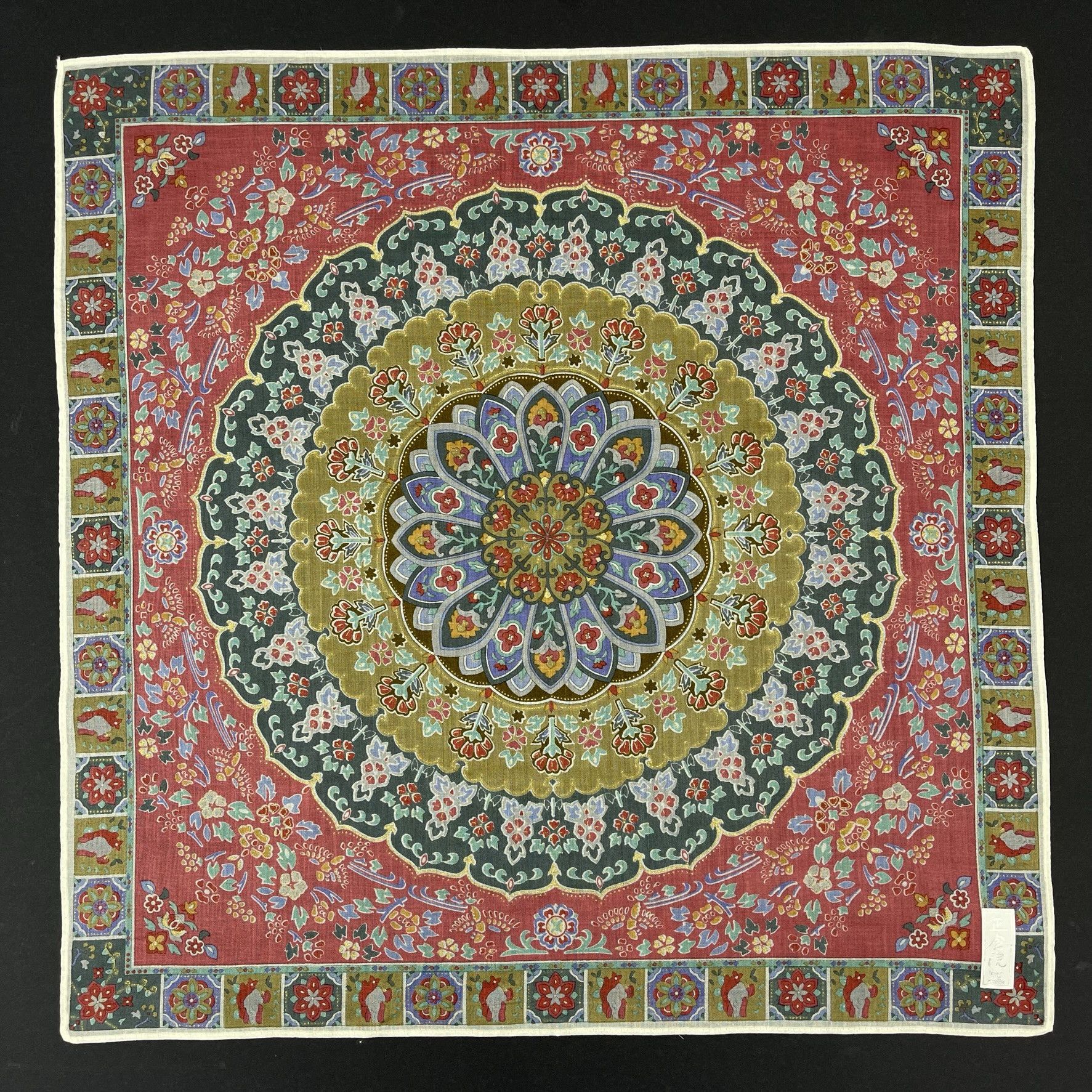 Japanese Brand Japanese Floral Handkerchief Made In Japan - 5033 Size ONE SIZE - 2 Thumbnail