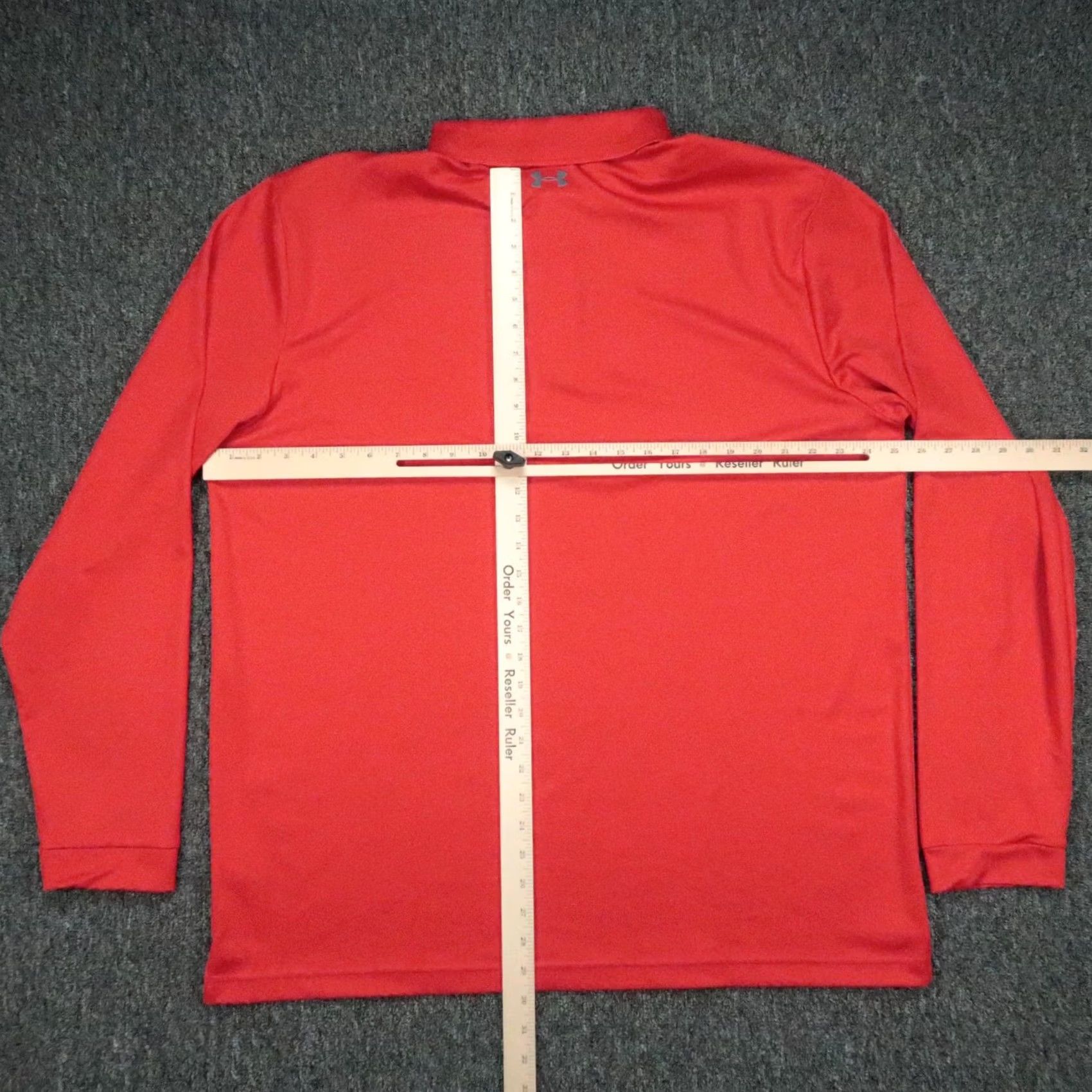 Under Armour Under Armour Shirt Mens 2XL Red Polo Long Sleeve UA Golf Infrared Loose Fit 2XL Size US XXL / EU 58 / 5 - 7 Thumbnail