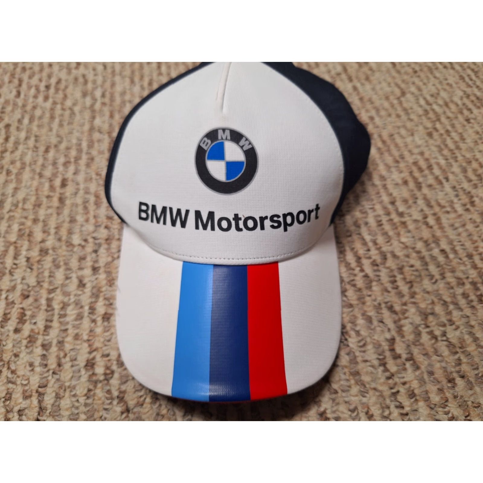 BMW BMW MOTORSPORT Baseball Cap Unisex White Cap One Size Fits All Adjustable Snapback Sport Cap PUMA BMW 80s 90s USA City Logo Size ONE SIZE - 2 Thumbnail