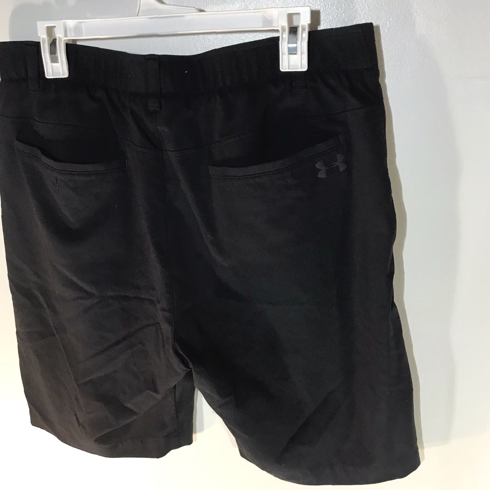 Under Armour Under Armour Heat Gear Black Softshell Shorts Mens Size 36 Size US 36 / EU 52 - 4 Thumbnail