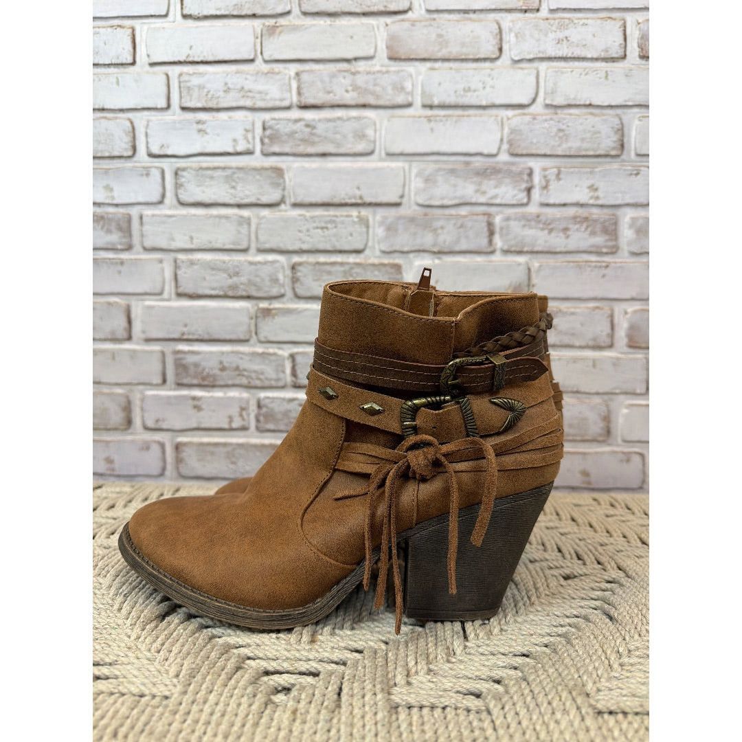 Other Jellypop Cowgirl booties, Brown, 9, Used - Excellent Size US 9 / IT 39 - 5 Thumbnail