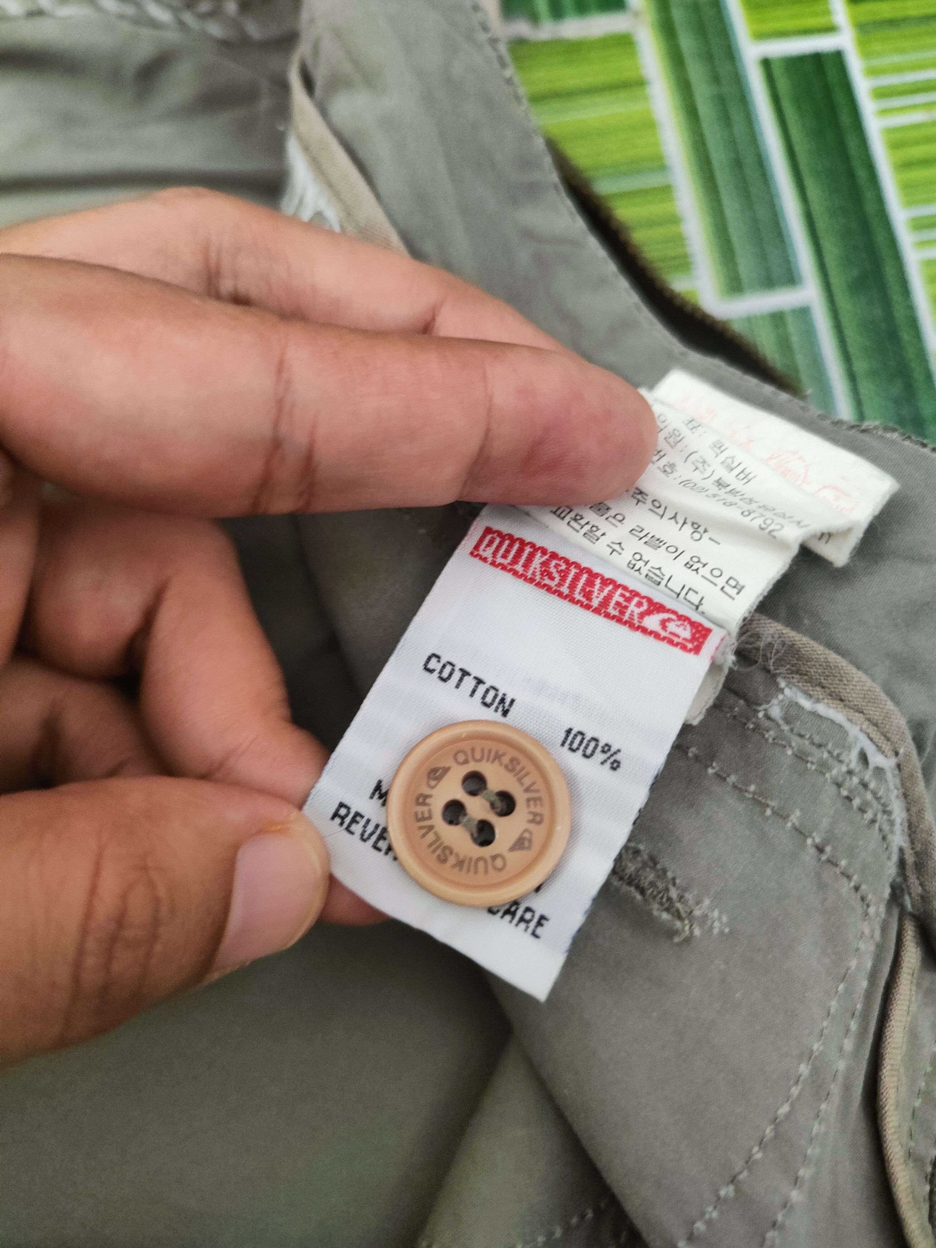 Quiksilver DL Quiksilver Army Green Multipocket Cargo Pants #46-791 Size US 35 - 16 Thumbnail