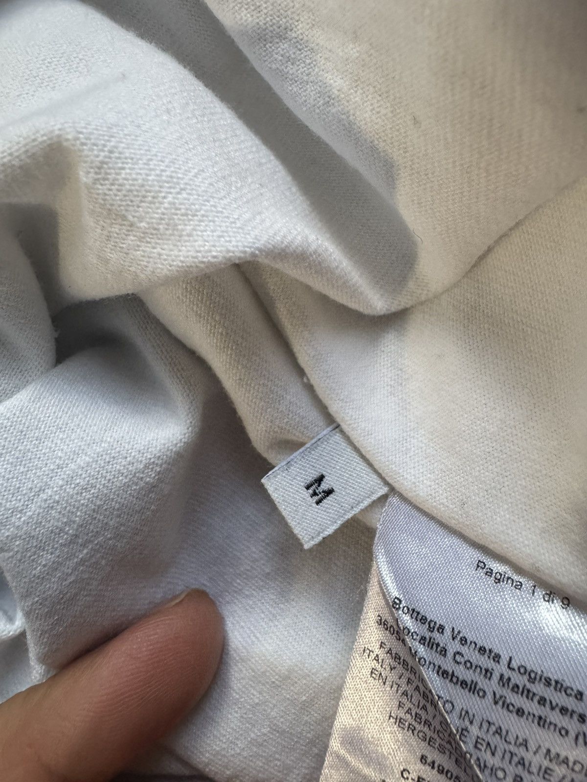 Bottega Veneta BOTTEGA VENETA tshirt FITS AS SHOWN IN PHOTOS BY TAPE MEASUR Size US S / EU 44-46 / 1 - 16 Thumbnail