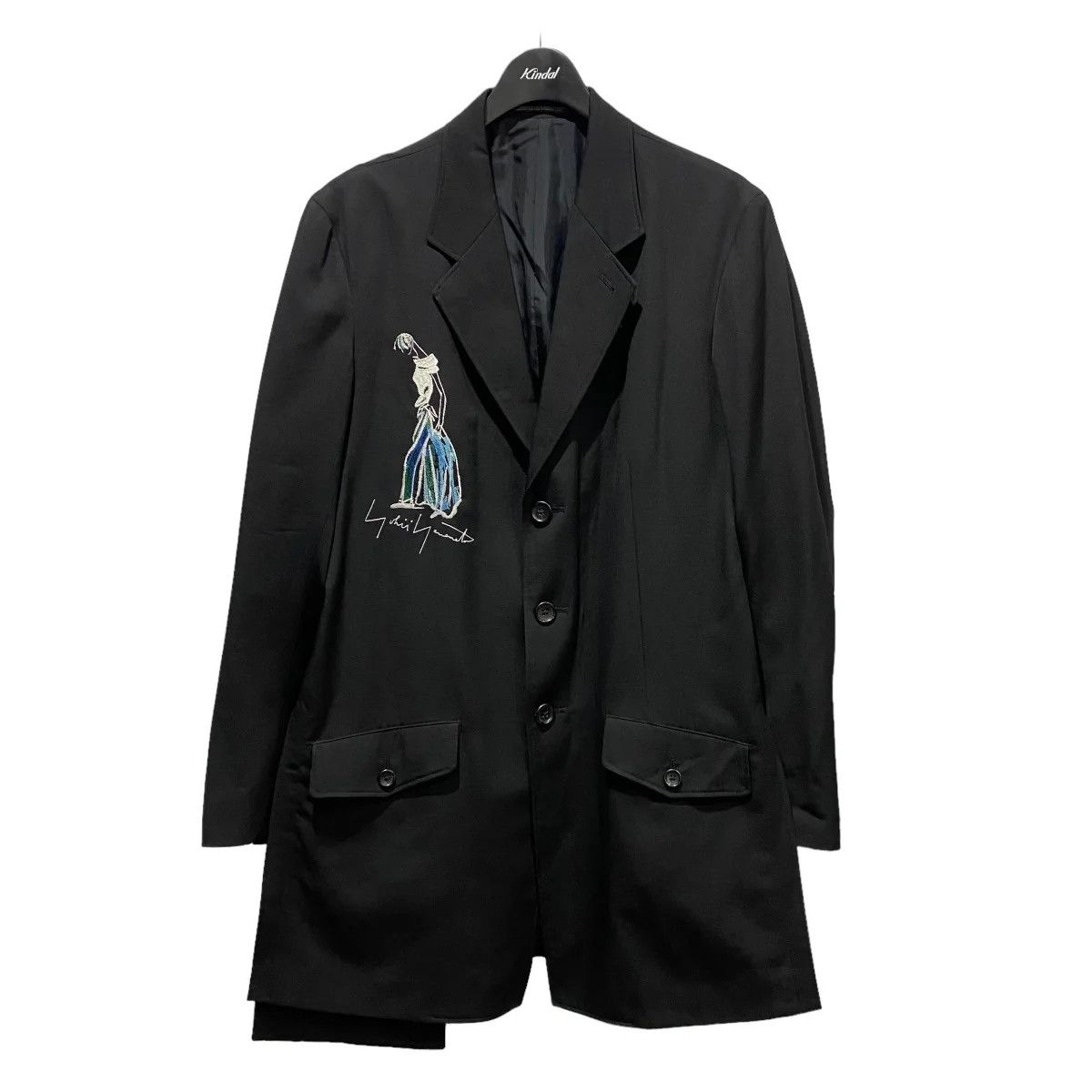 Yohji Yamamoto pour homme 21AW long length jacket coat 