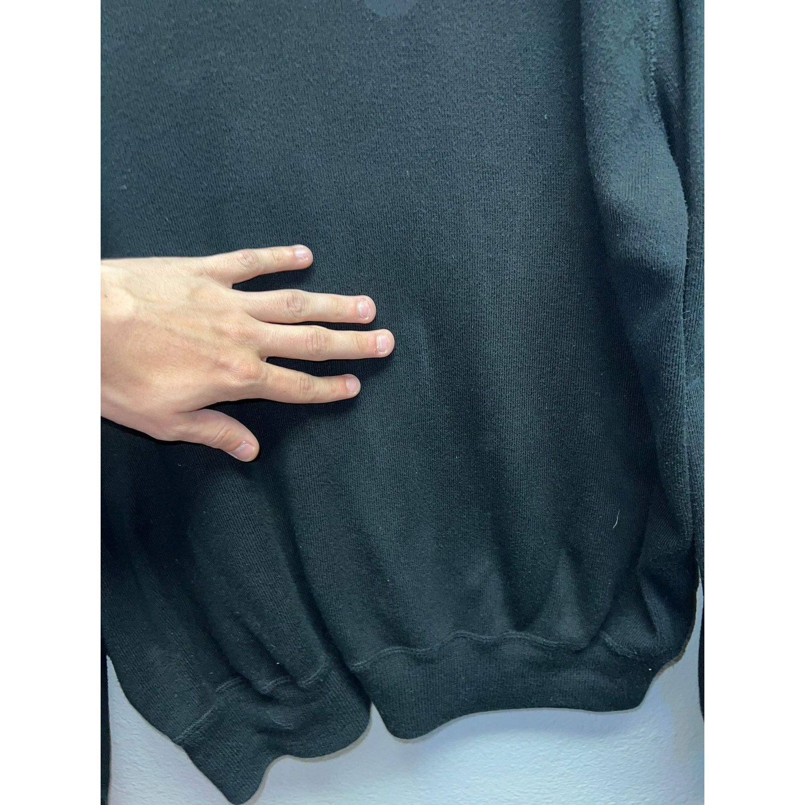 Vintage Polo Ralph Lauren Black Sweater Pullover V-Neck PRL XL Size US XL / EU 56 / 4 - 4 Thumbnail