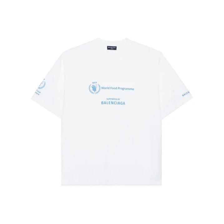 Balenciaga Balenciaga World Food Programme Logo T-Shirt Size US M / EU 48-50 / 2 - 1 Thumbnail