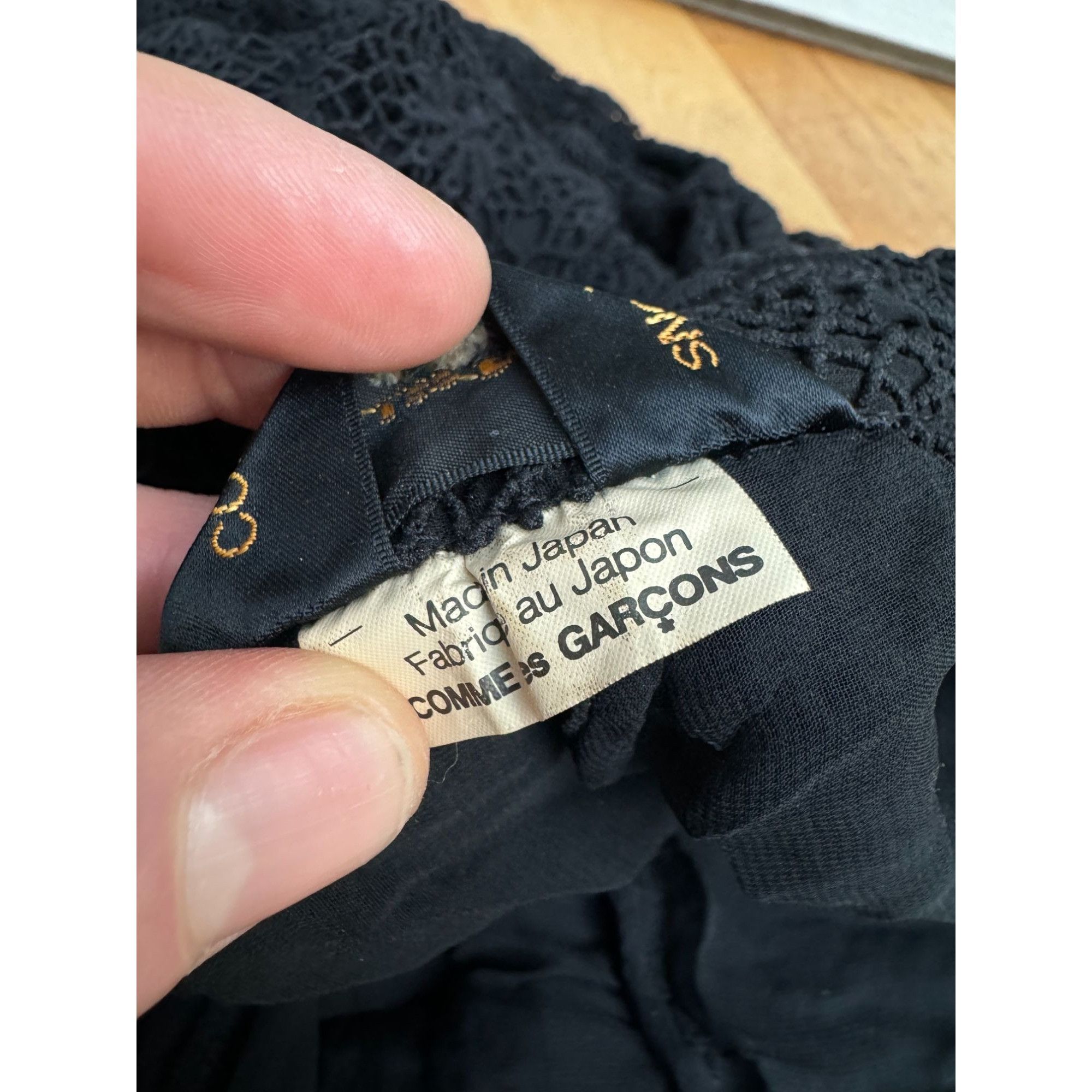 Comme des Garcons Comme des Garçons Autumn/Winter 2005 – Black Two-Way Lace Ja Size M / US 6-8 / IT 42-44 - 8 Thumbnail