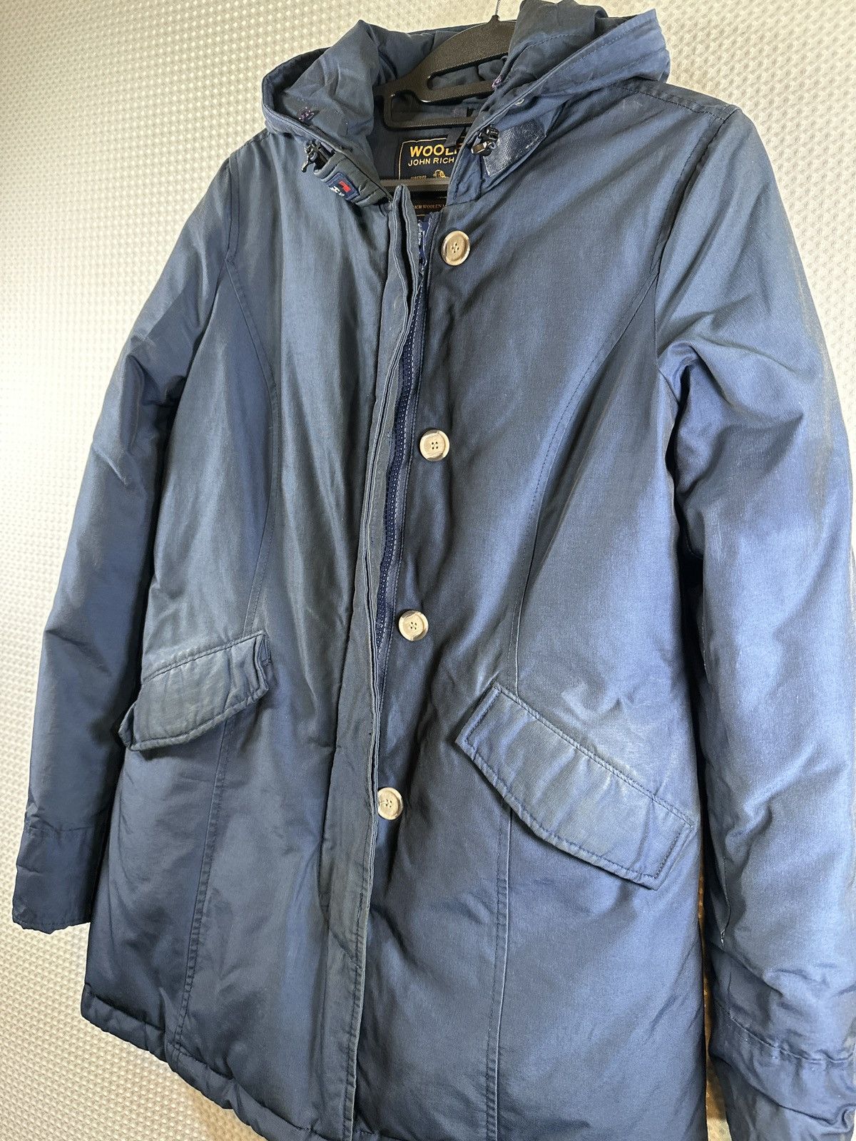 Woolrich Woolen Mills Woolrich Arctic Parka Blue Down Women’s Jacket Size S / US 4 / IT 40 - 2 Thumbnail