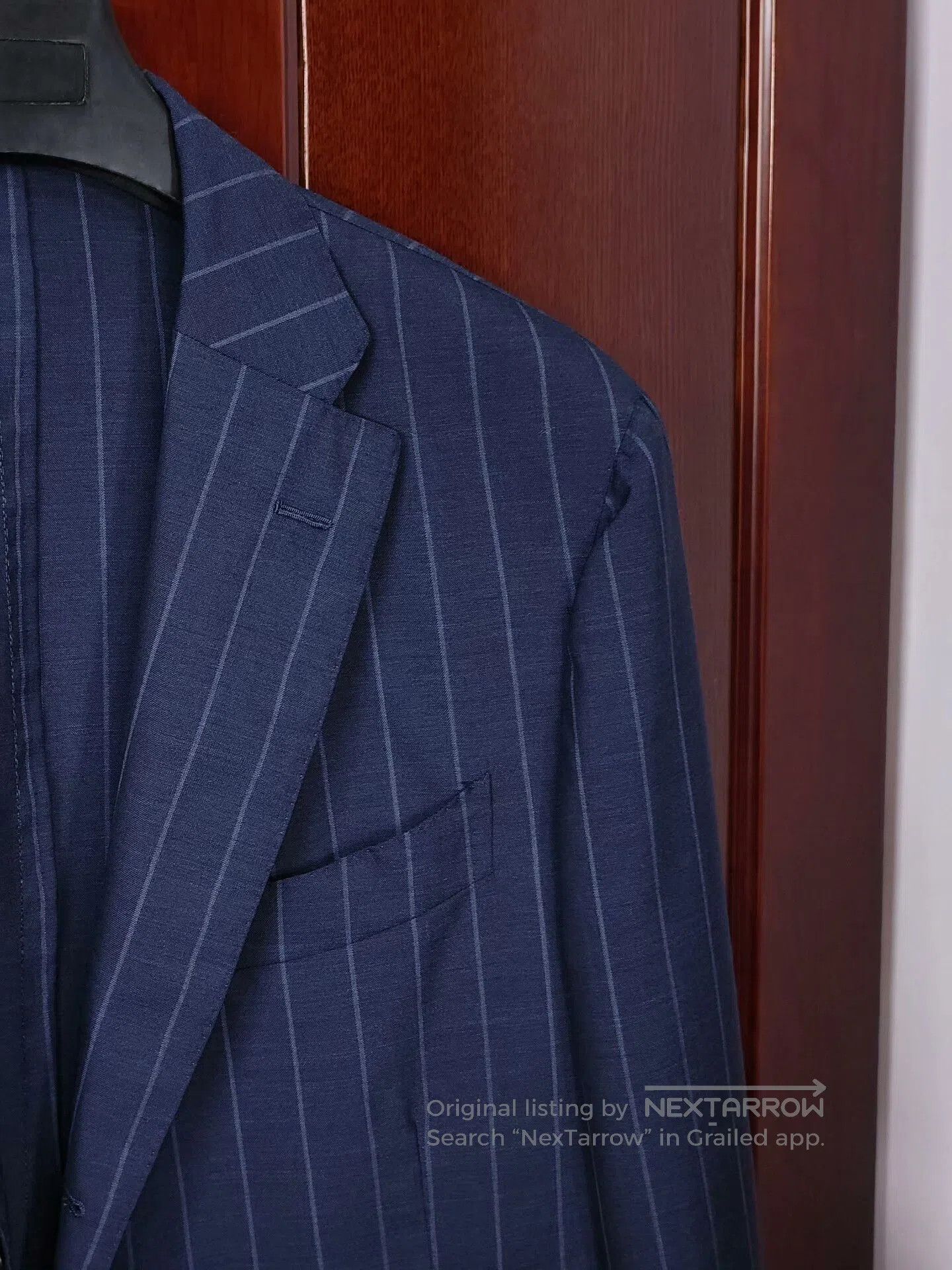 Japanese Brand Custom Italian Wool Linen Blend Suit. Size US L / EU 52-54 / 3 - 2 Thumbnail