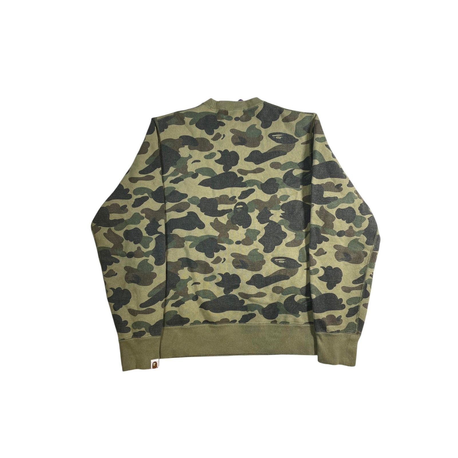 Bape Bape Head Camo Crewneck Size US M / EU 48-50 / 2 - 2 Thumbnail