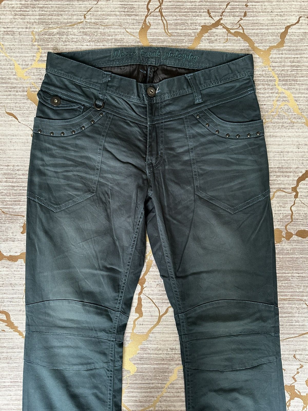 In The Attic FLARE In The Attic Studded Pocket Claw Marks Pant Size US 33 - 5 Thumbnail