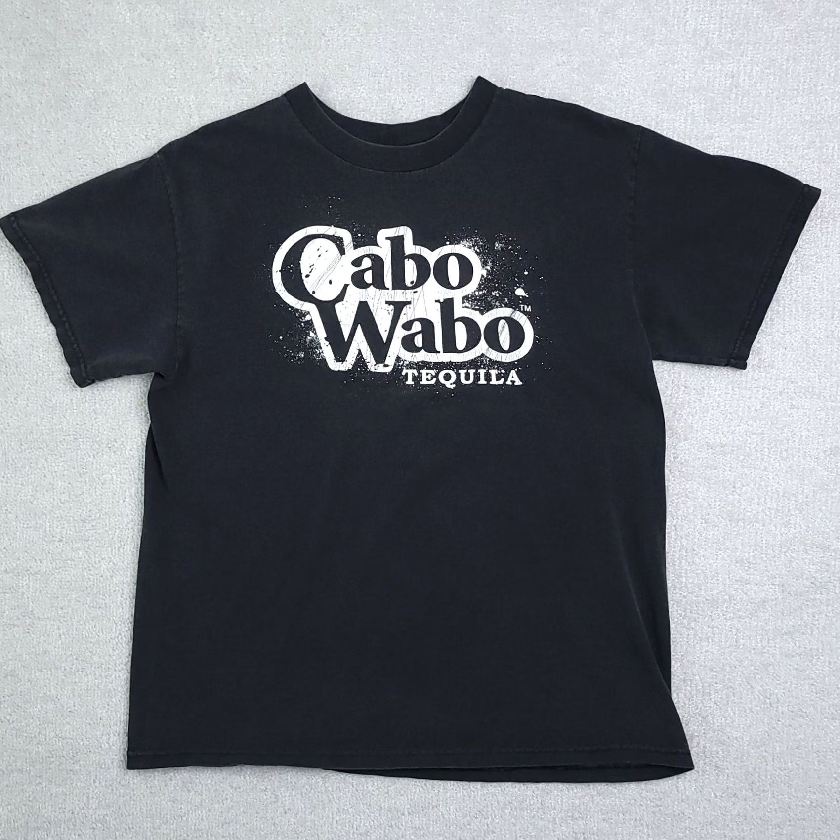 Vintage VINTAGE Tennessee River Cabo Wabo Tequila T Shirt Mens Medium Black Short Sleeve Mens Regular T-Shirt 90s Tequila Ballpark? Size US M / EU 48-50 / 2 - 2 Thumbnail