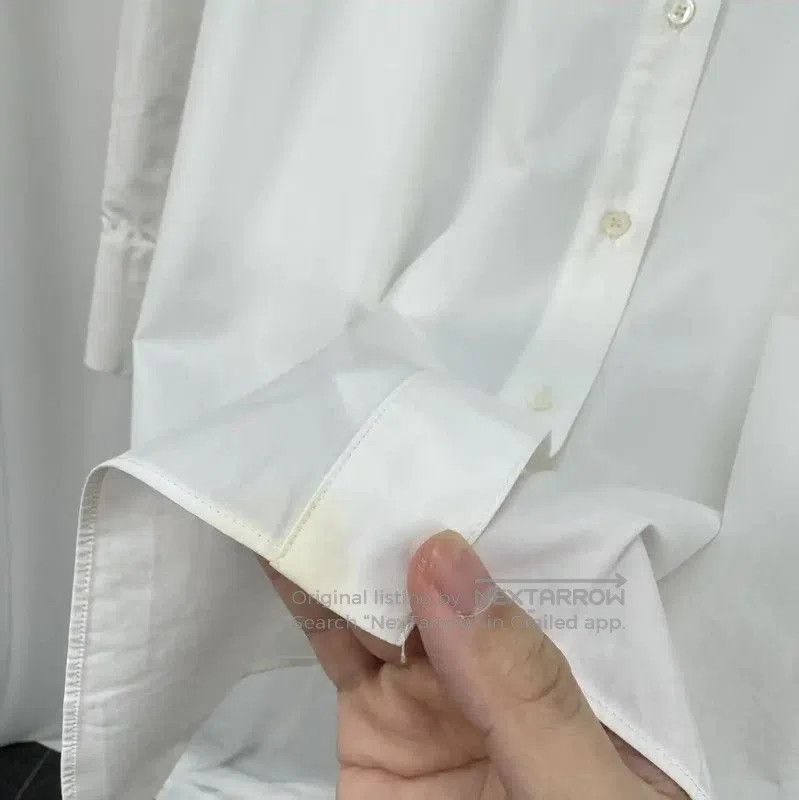 Valentino Valentino White Embroidered Long Sleeve Shirt . Size XL / US 12-14 / IT 48-50 - 5 Thumbnail