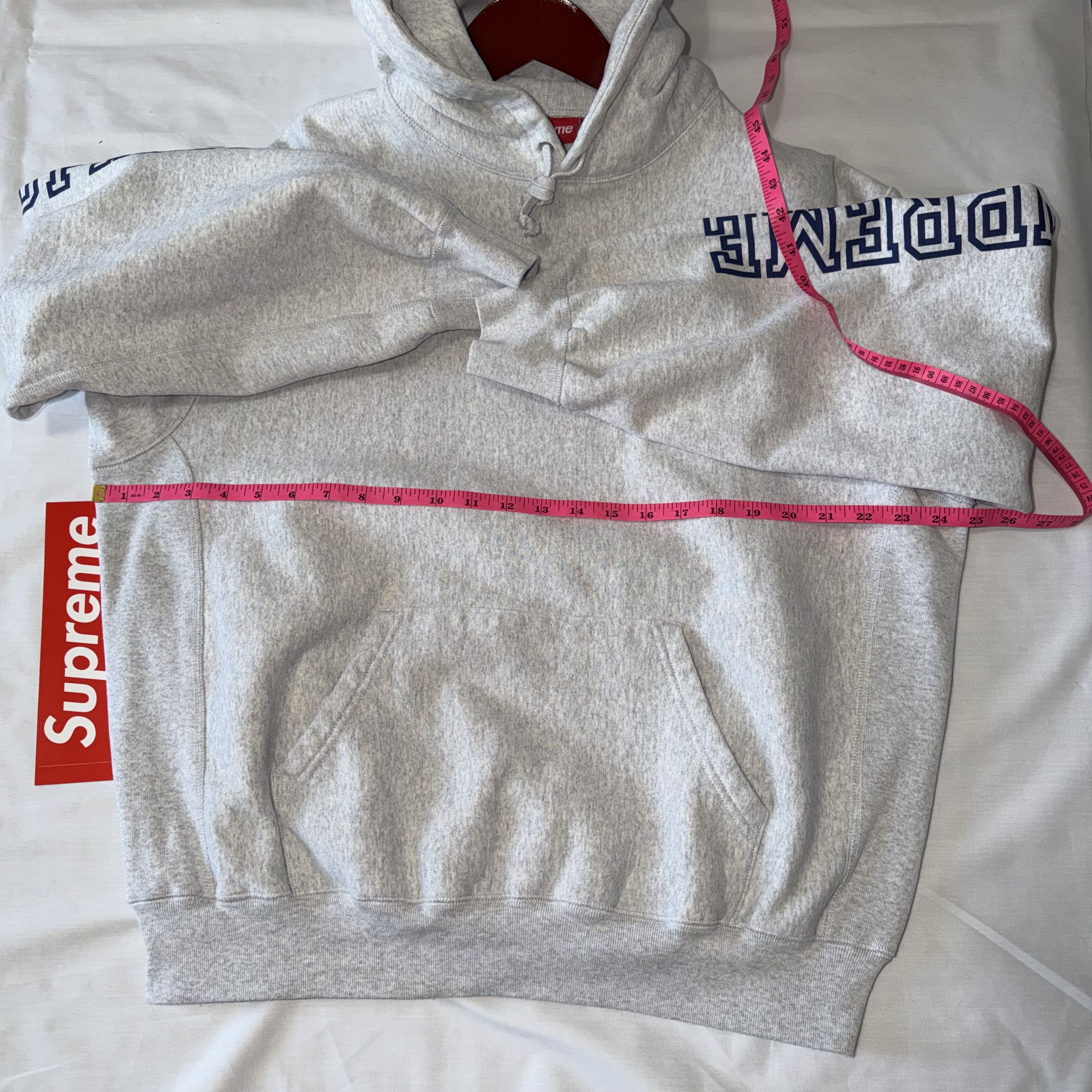 Supreme Collegiate Sleeve Hooded Sweatshirt FW24 Size US M / EU 48-50 / 2 - 10 Thumbnail