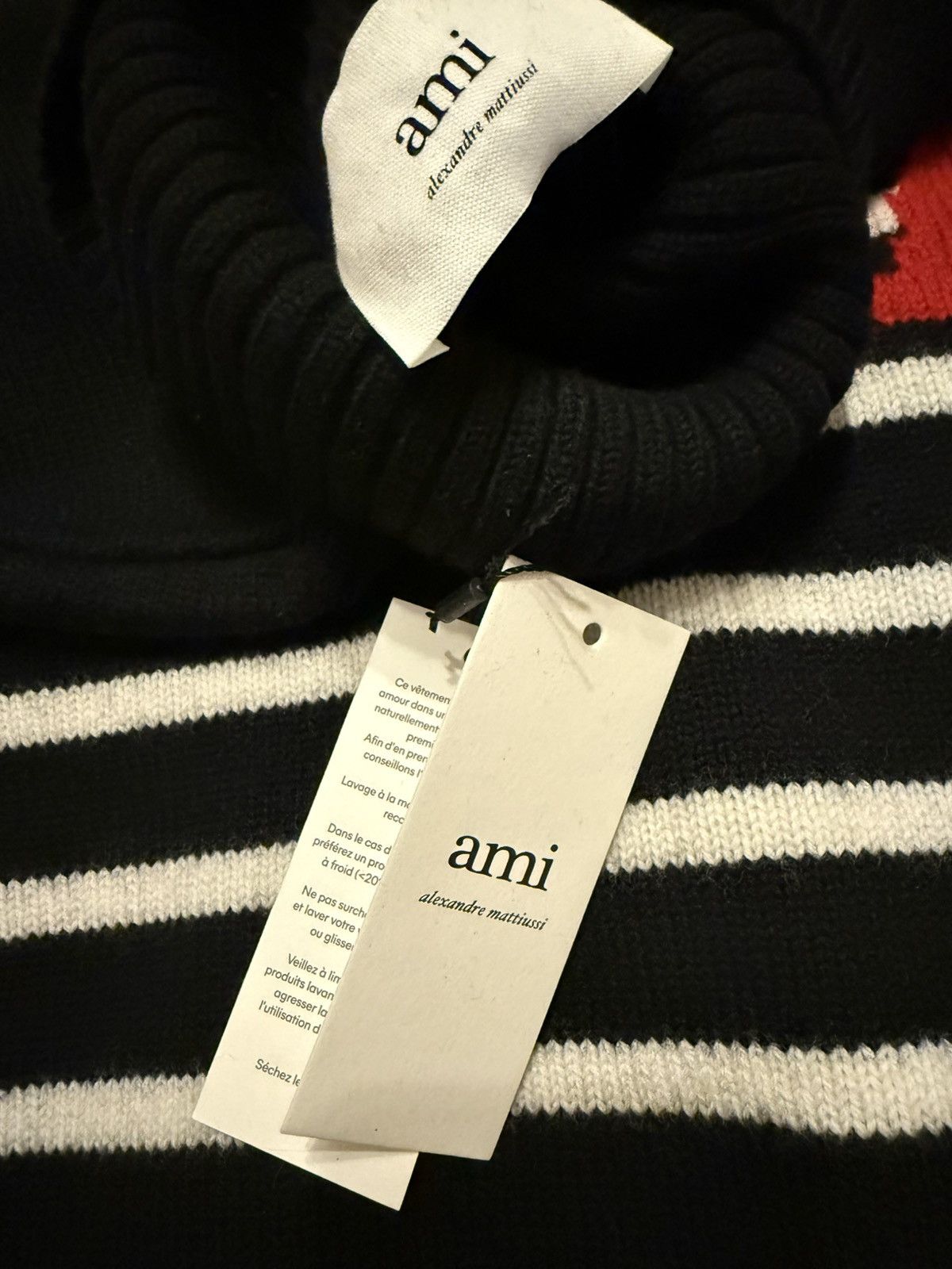 AMI Ami Paris Striped Sweater Size US M / EU 48-50 / 2 - 6 Thumbnail