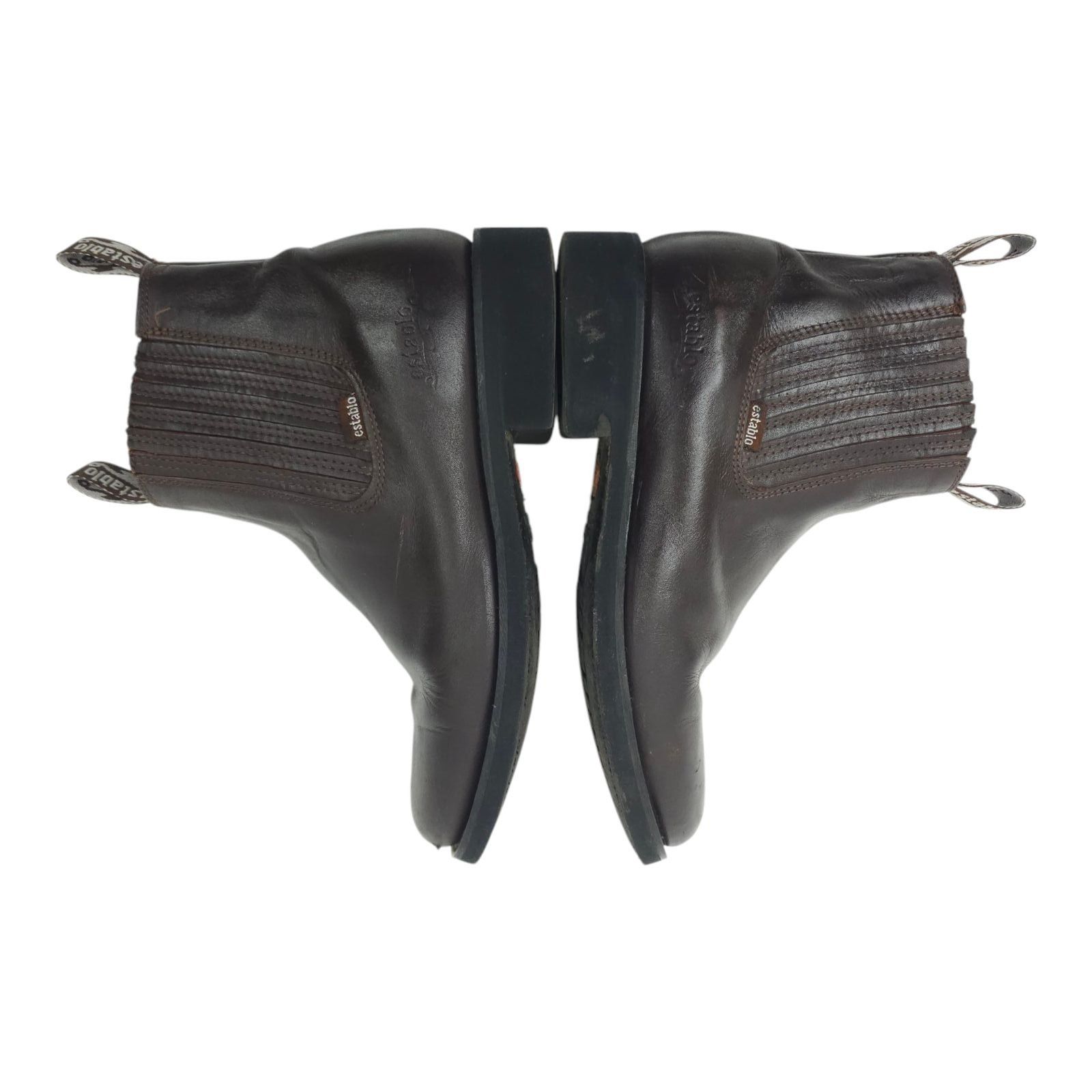 Other Establo Ankle Boot Mens Size US 8 Mex 27 EU 41 Pull On Brown Size US 8 / EU 41 - 6 Thumbnail
