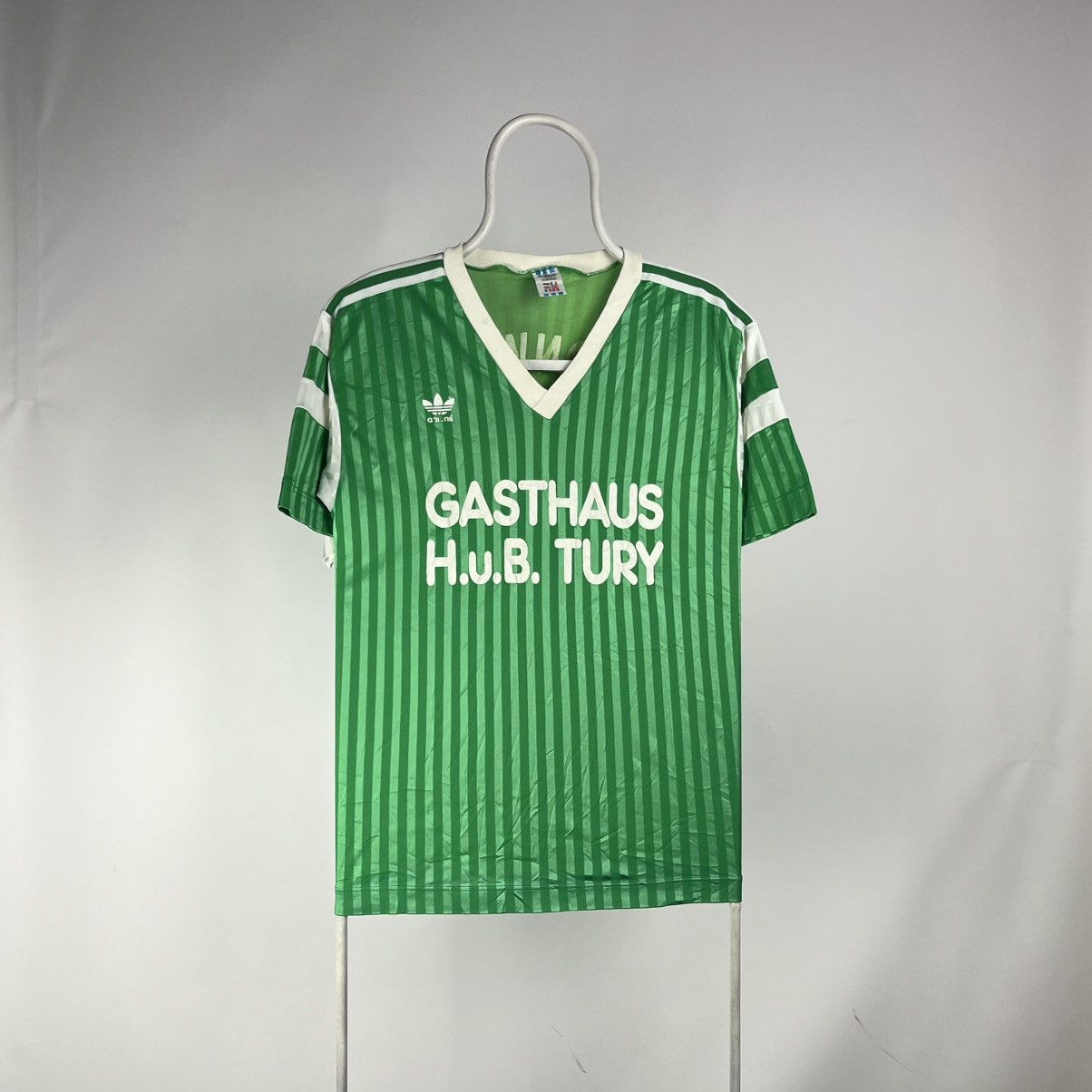 Adidas Vintage Adidas Jersey 80-x football away shirt size Medium Size US M / EU 48-50 / 2 - 1 Thumbnail